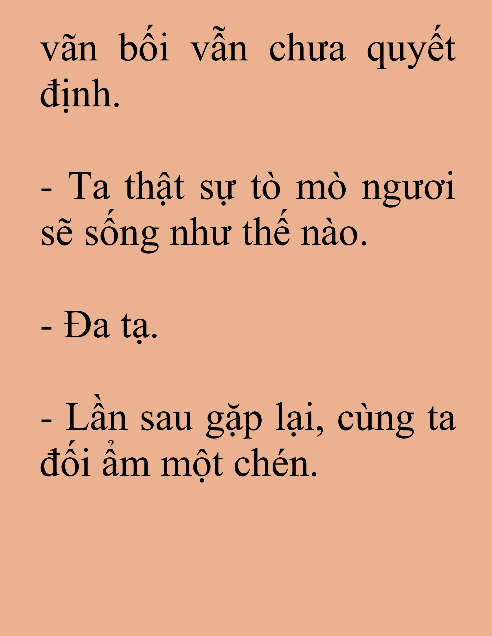 Đọc truyện SNVT[NOVEL] Tuyệt Thế Hồi Quy - Chap 3: Thử Thách Cuối Cùng