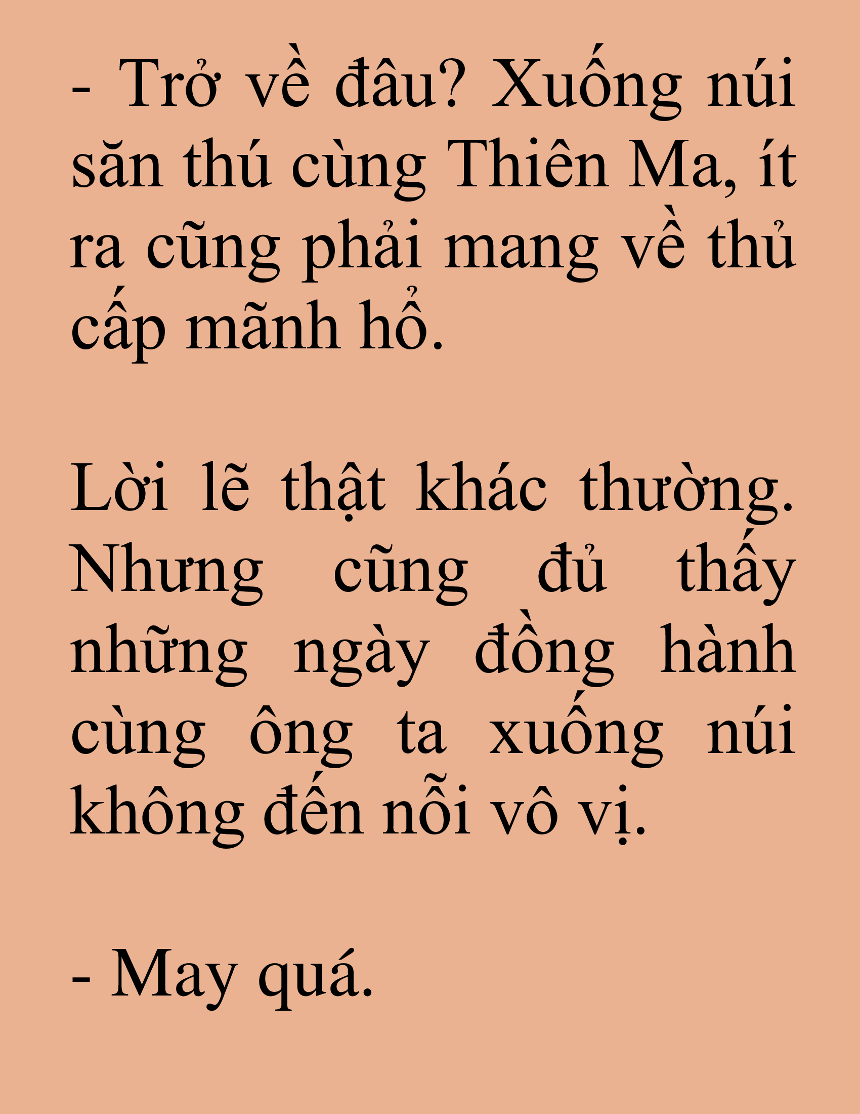 Đọc truyện SNVT[NOVEL] Tuyệt Thế Hồi Quy - Chương 10: Nếu Ta Trở Thành Thiên Ma