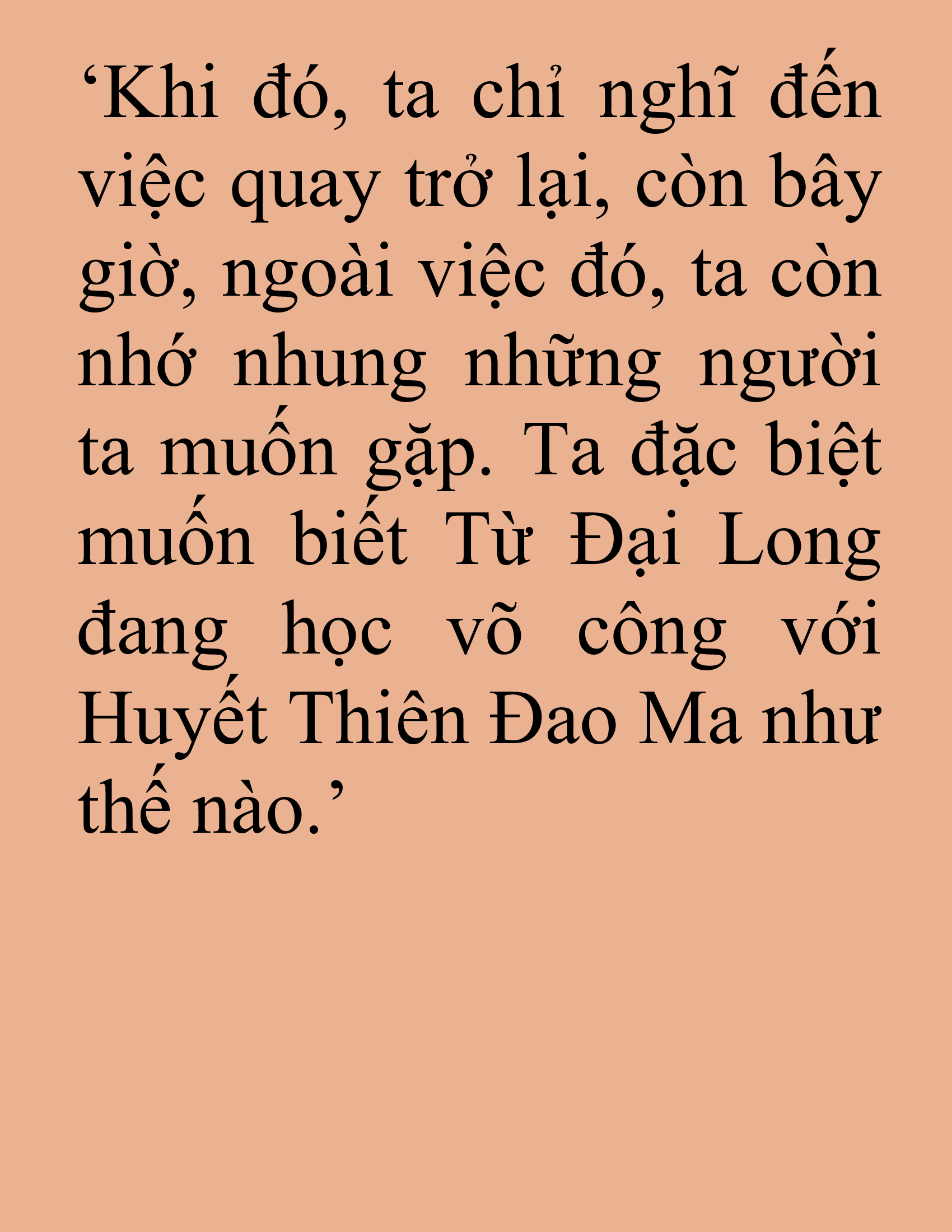 Đọc truyện SNVT[NOVEL] Tuyệt Thế Hồi Quy - Chương 100: Nếu Con Của Ngươi Cũng Ghét Ngươi Như Ngươi Ghét Chính Mình