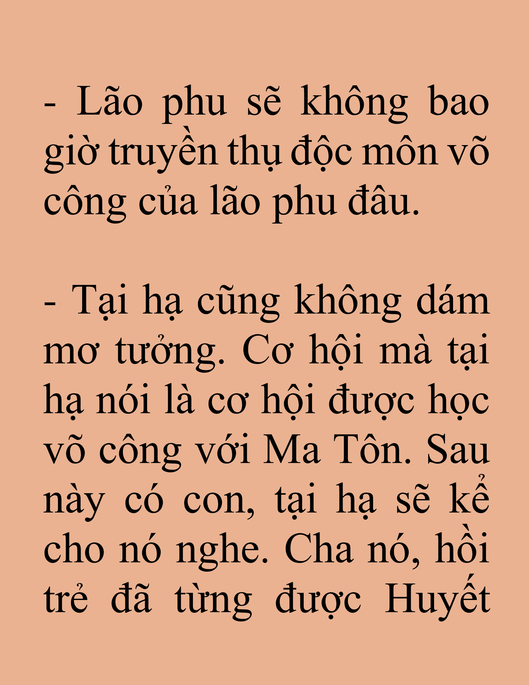 Đọc truyện SNVT[NOVEL] Tuyệt Thế Hồi Quy - Chương 100: Nếu Con Của Ngươi Cũng Ghét Ngươi Như Ngươi Ghét Chính Mình