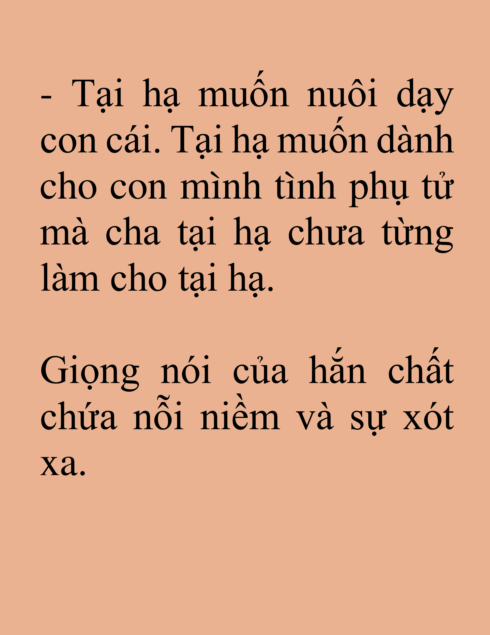 Đọc truyện SNVT[NOVEL] Tuyệt Thế Hồi Quy - Chương 100: Nếu Con Của Ngươi Cũng Ghét Ngươi Như Ngươi Ghét Chính Mình