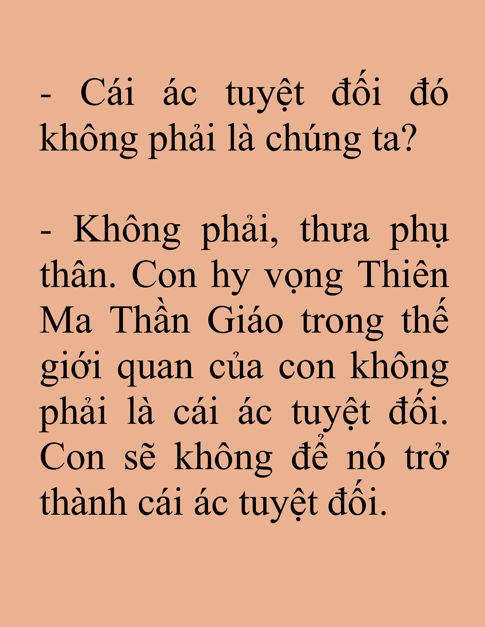 Đọc truyện SNVT[NOVEL] Tuyệt Thế Hồi Quy - Chương 17: Ma Đạo Trong Suy Nghĩ Của Ta
