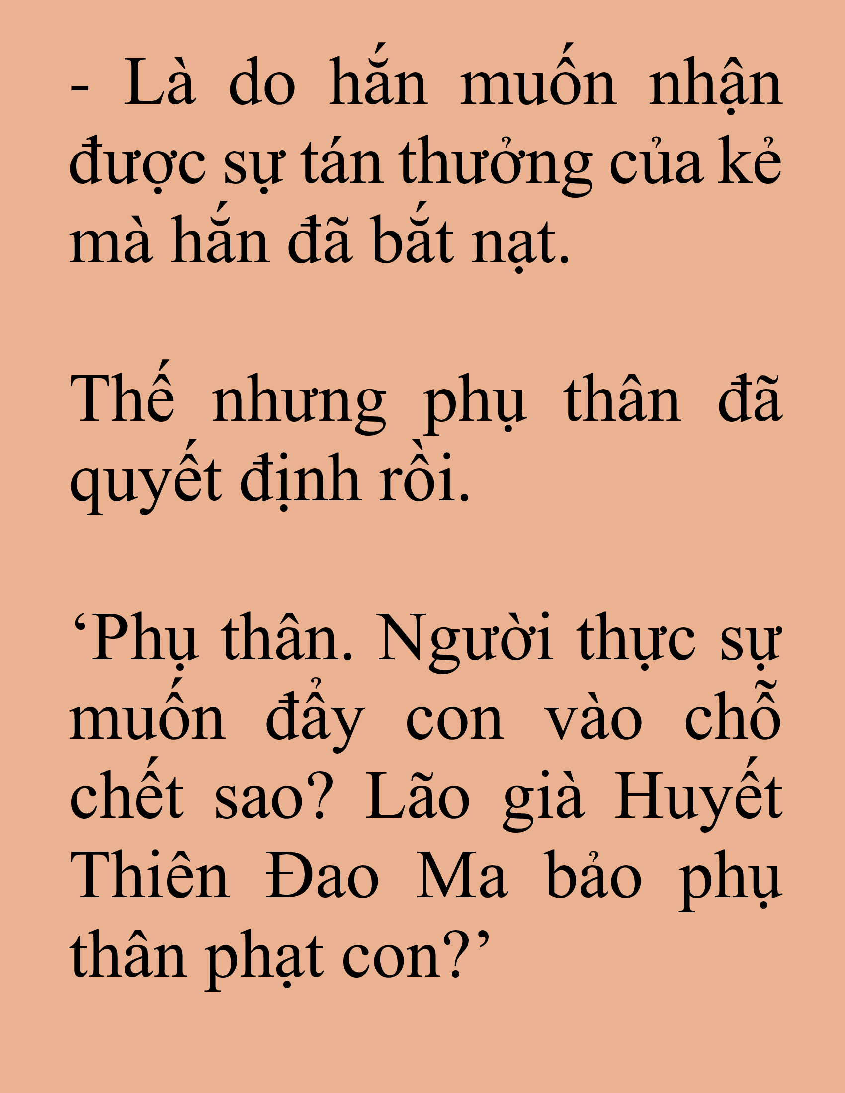 Đọc truyện SNVT[NOVEL] Tuyệt Thế Hồi Quy - Chương 17: Ma Đạo Trong Suy Nghĩ Của Ta