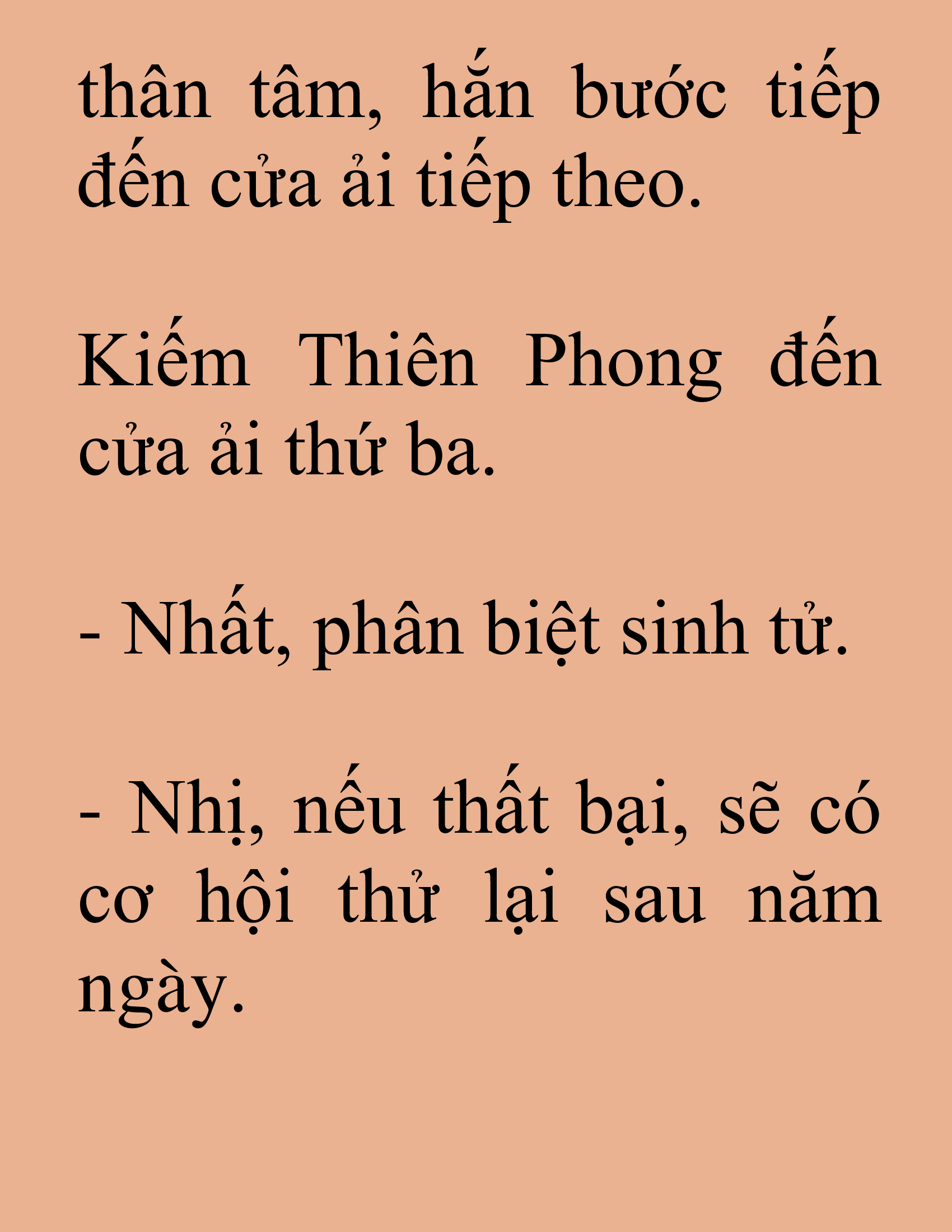 Đọc truyện SNVT[NOVEL] Tuyệt Thế Hồi Quy - Chương 19: Một Ngày Là Đủ