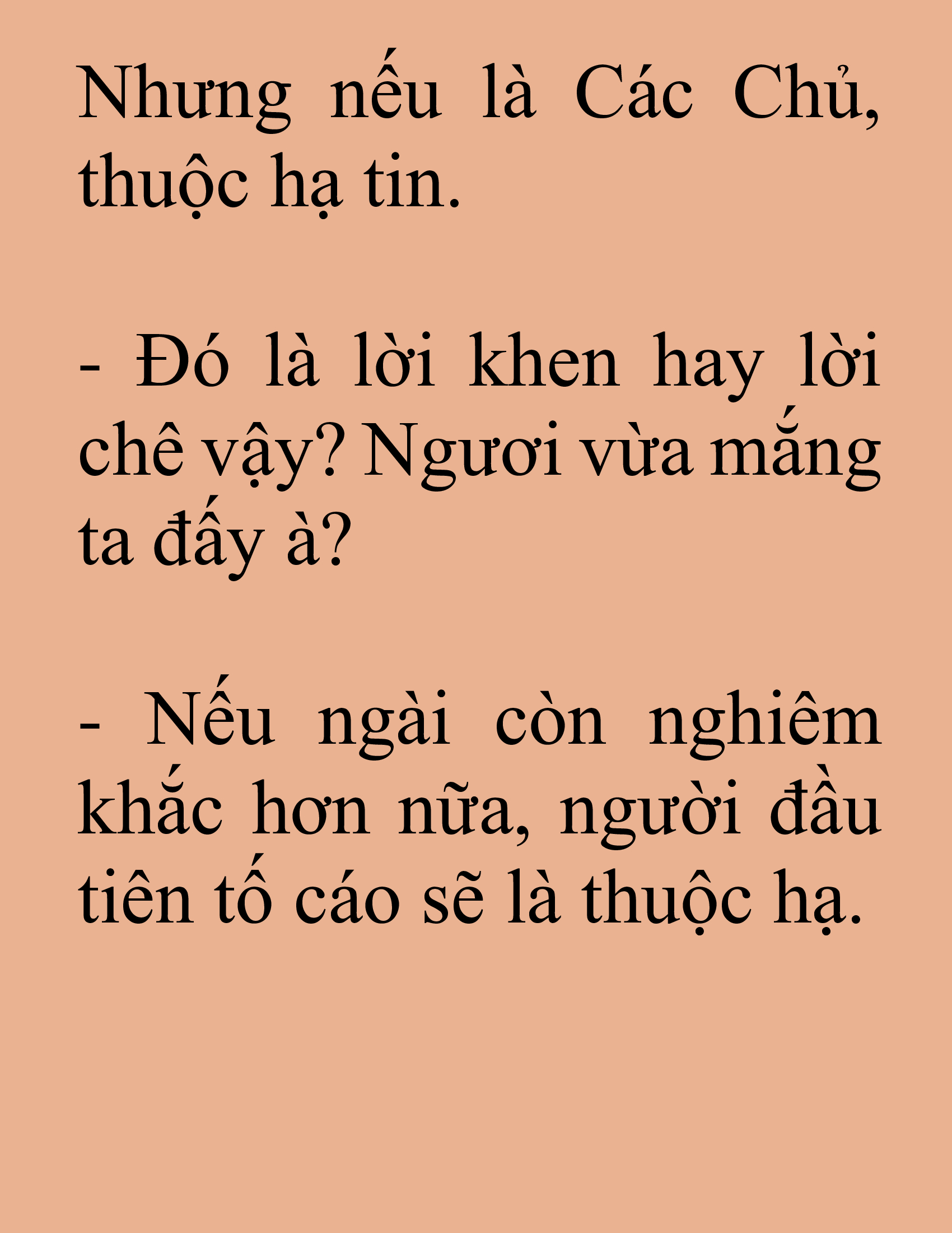 Đọc truyện SNVT[NOVEL] Tuyệt Thế Hồi Quy - Chương 59: Cần Có Mồi Nhắm