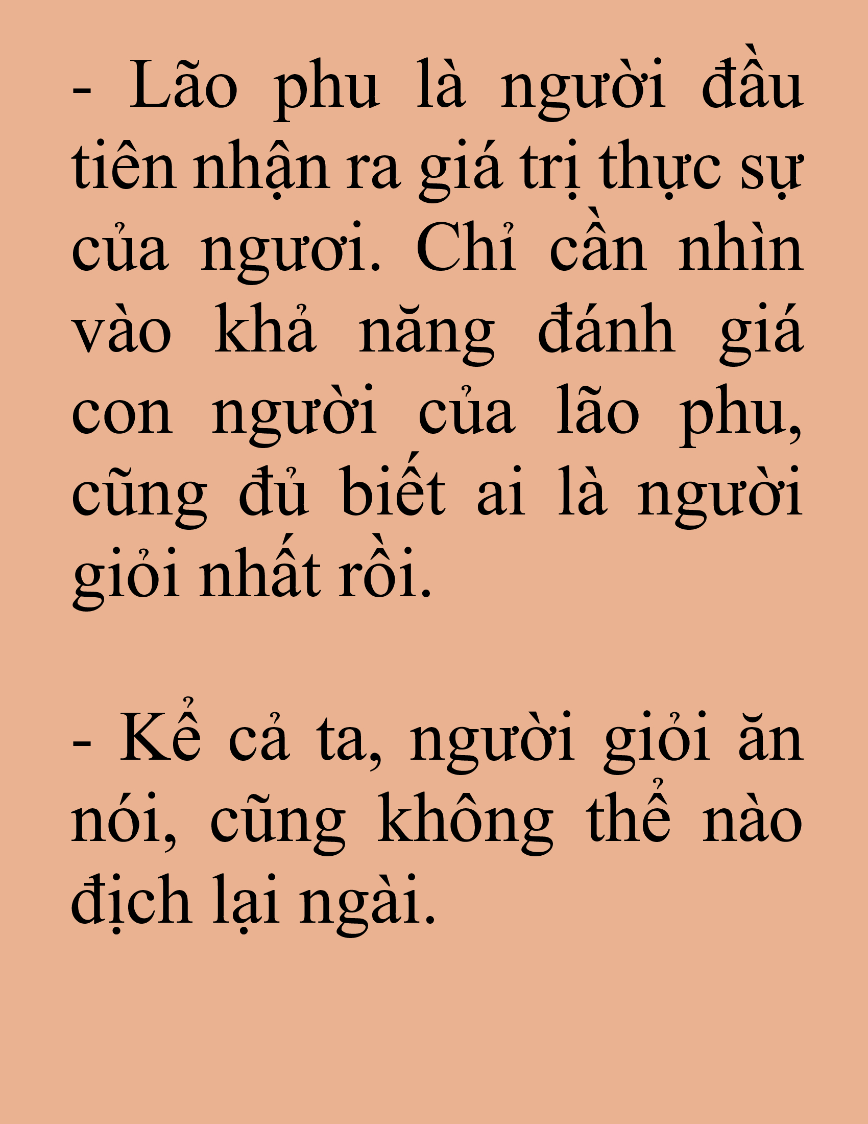 Đọc truyện SNVT[NOVEL] Tuyệt Thế Hồi Quy - Chương 60: Cần Có Mồi Nhắm