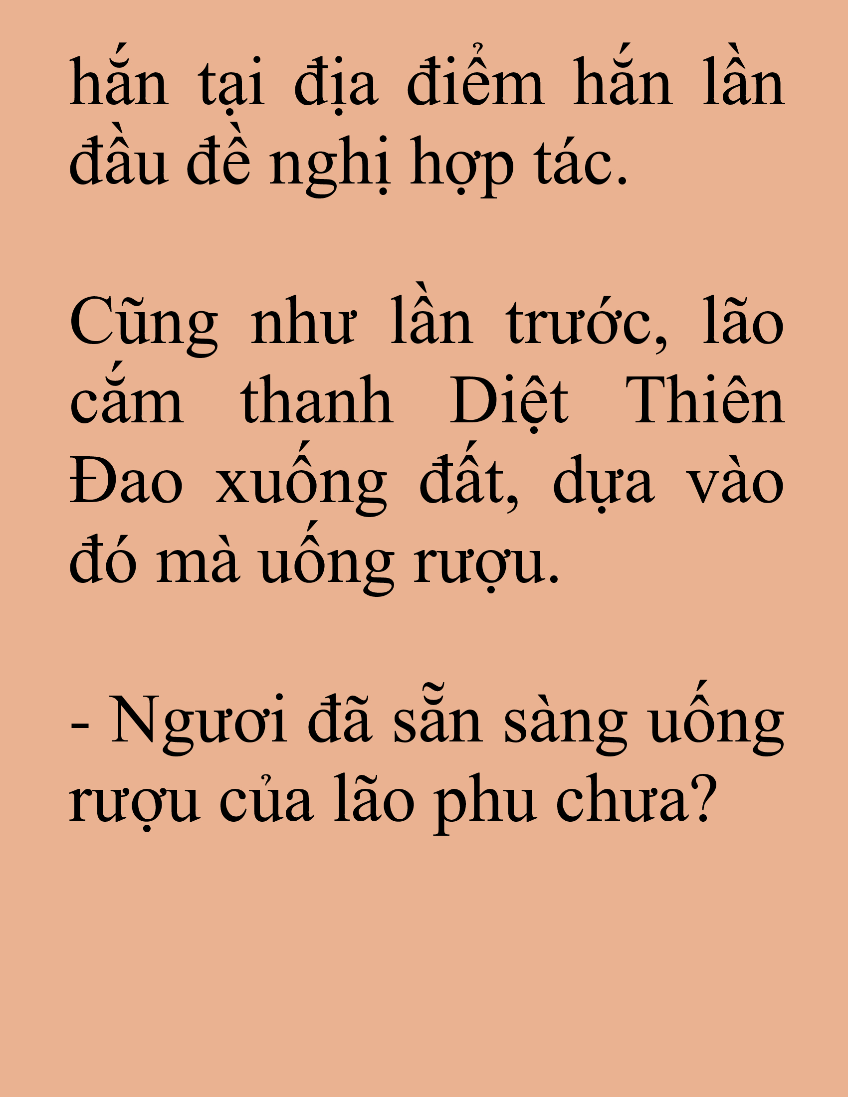 Đọc truyện SNVT[NOVEL] Tuyệt Thế Hồi Quy - Chương 60: Cần Có Mồi Nhắm
