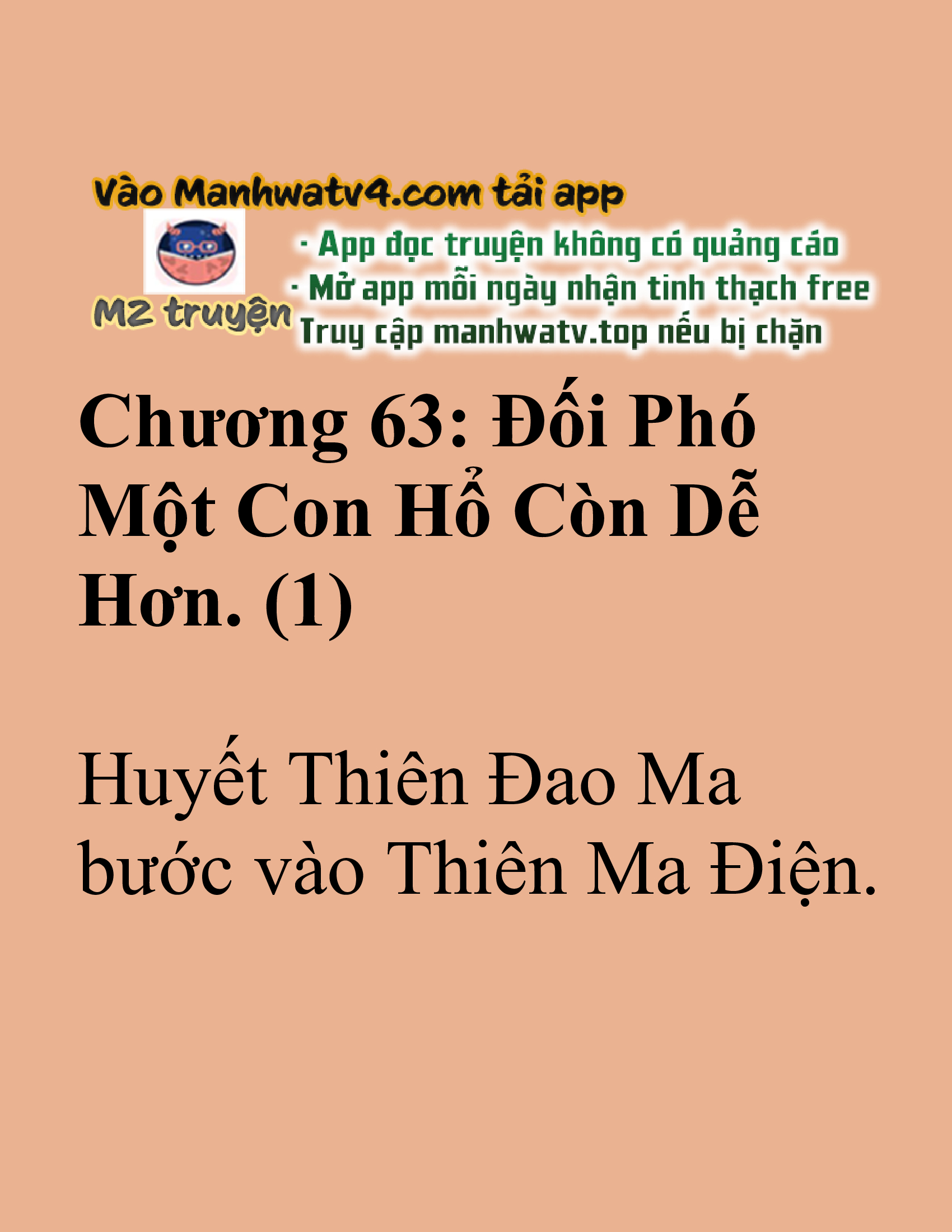 Đọc truyện SNVT[NOVEL] Tuyệt Thế Hồi Quy - Chương 63: Đối Phó Một Con Hổ Còn Dễ Hơn