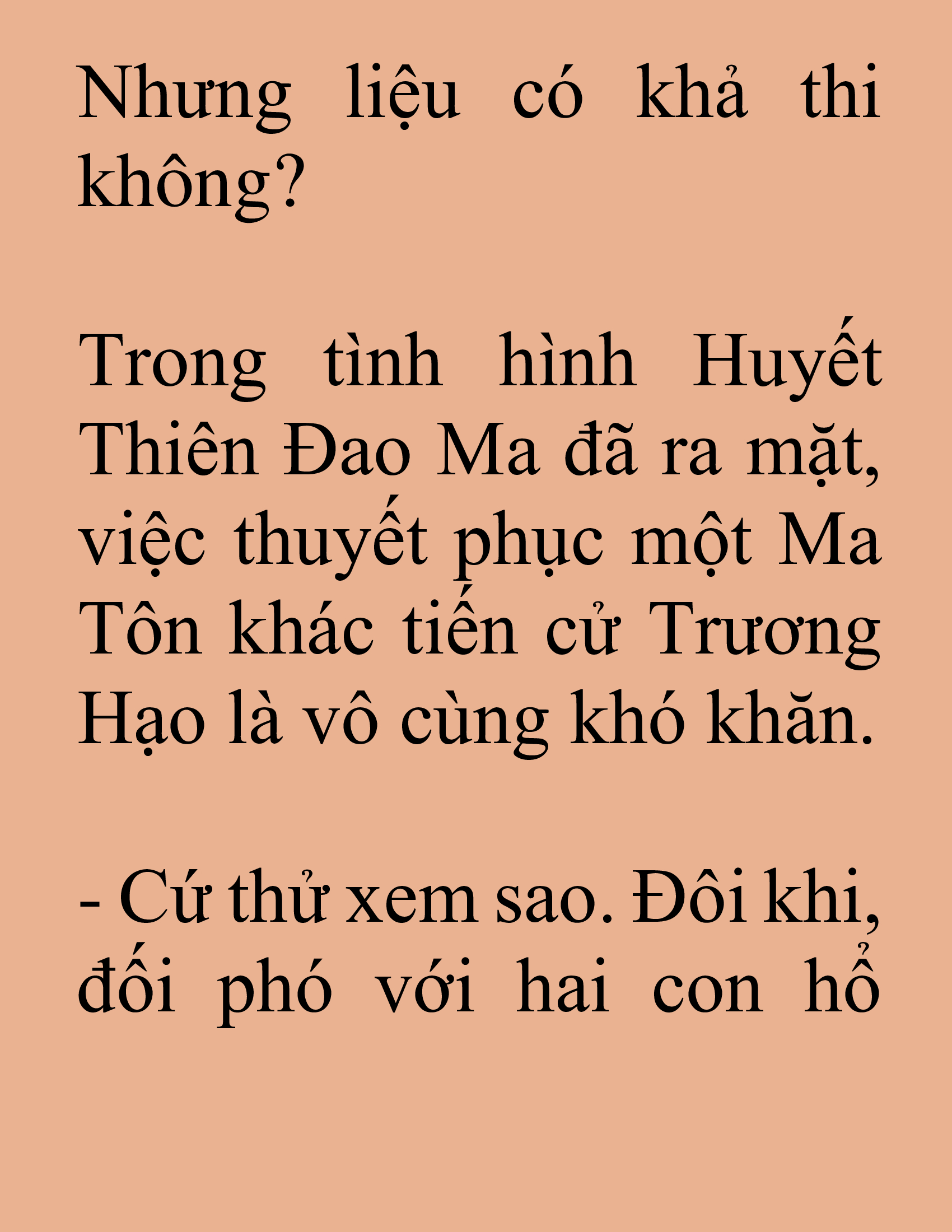 Đọc truyện SNVT[NOVEL] Tuyệt Thế Hồi Quy - Chương 64: Đối Phó Một Con Hổ Còn Dễ Hơn
