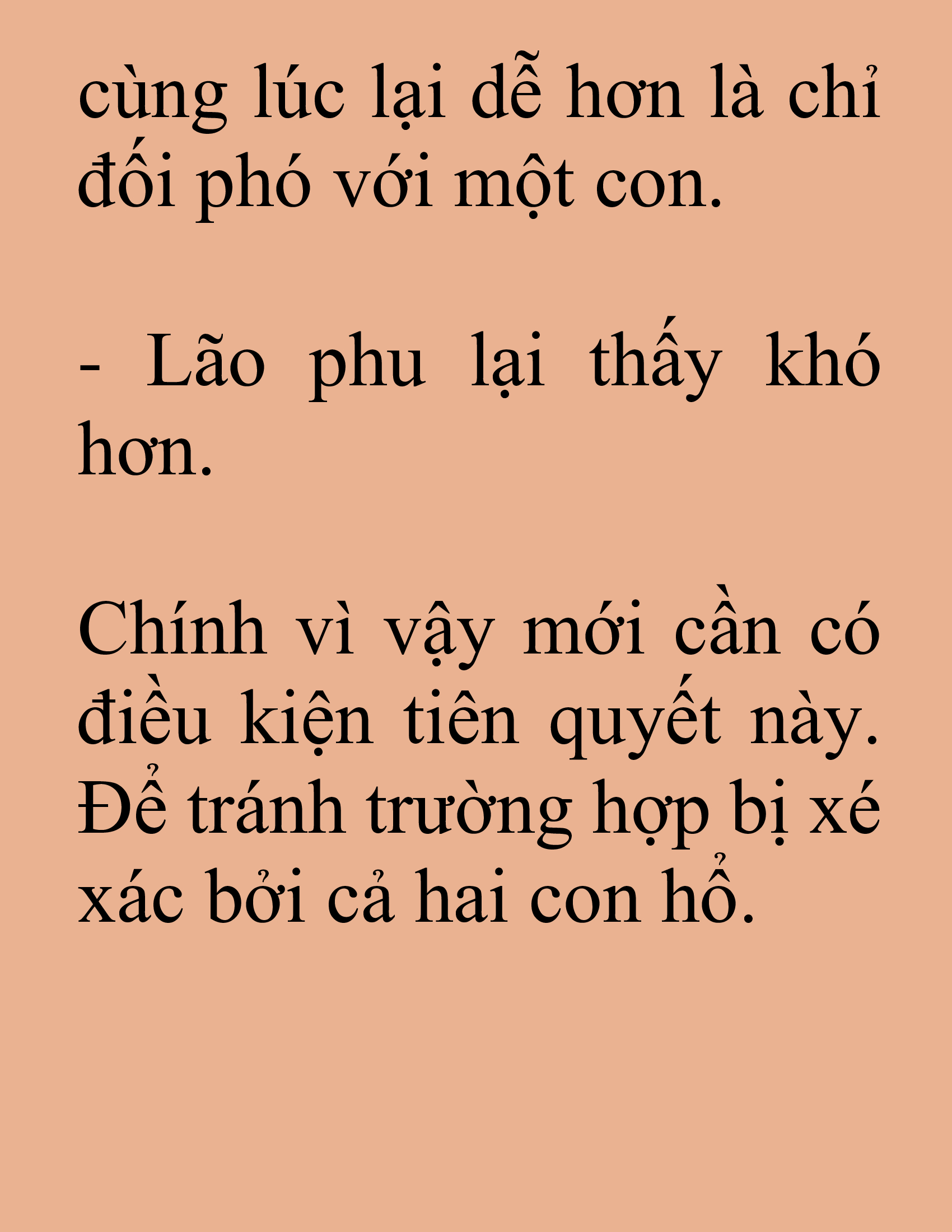 Đọc truyện SNVT[NOVEL] Tuyệt Thế Hồi Quy - Chương 64: Đối Phó Một Con Hổ Còn Dễ Hơn