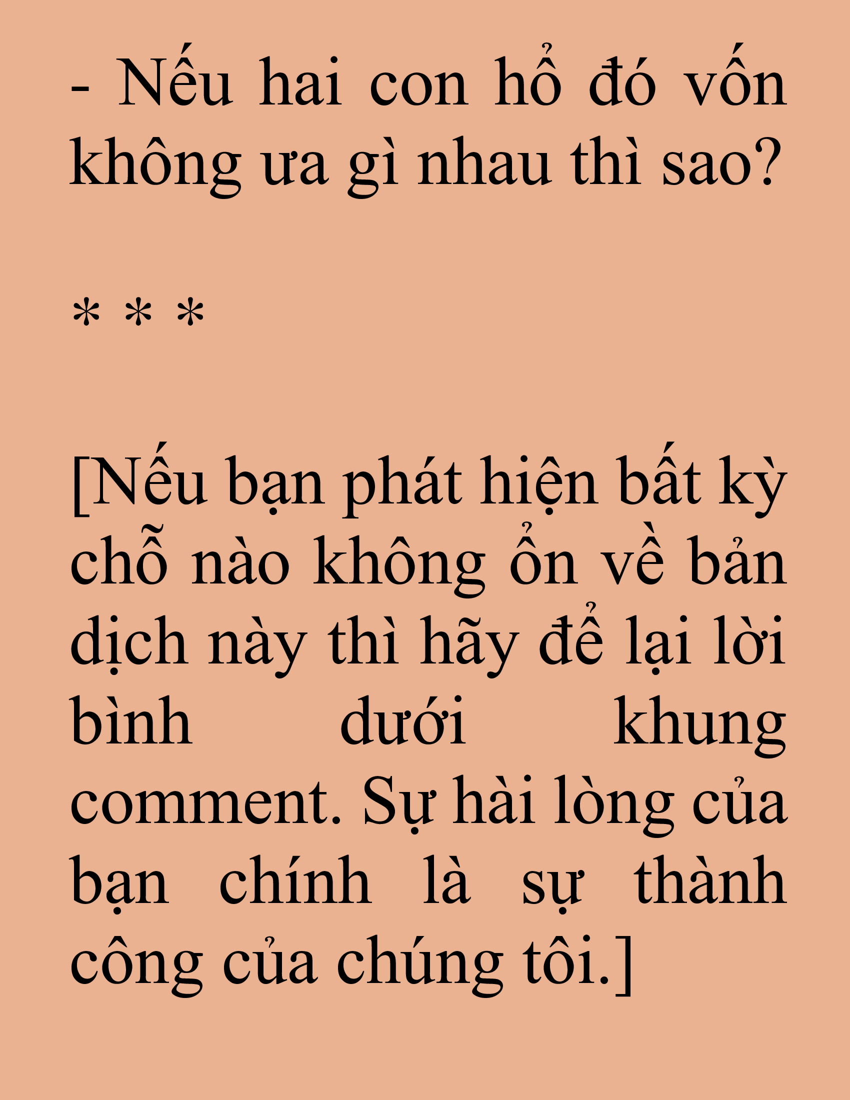 Đọc truyện SNVT[NOVEL] Tuyệt Thế Hồi Quy - Chương 64: Đối Phó Một Con Hổ Còn Dễ Hơn