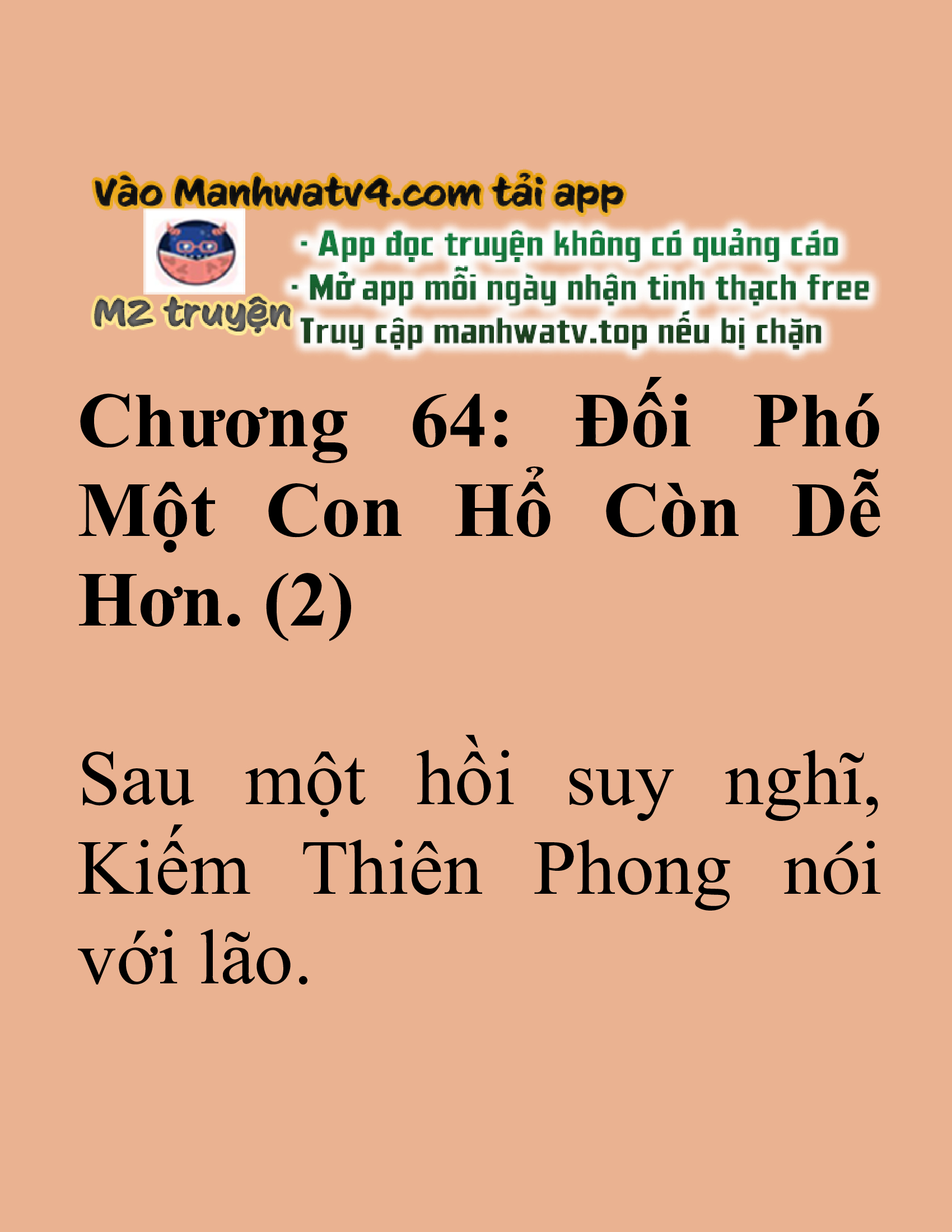 Đọc truyện SNVT[NOVEL] Tuyệt Thế Hồi Quy - Chương 64: Đối Phó Một Con Hổ Còn Dễ Hơn
