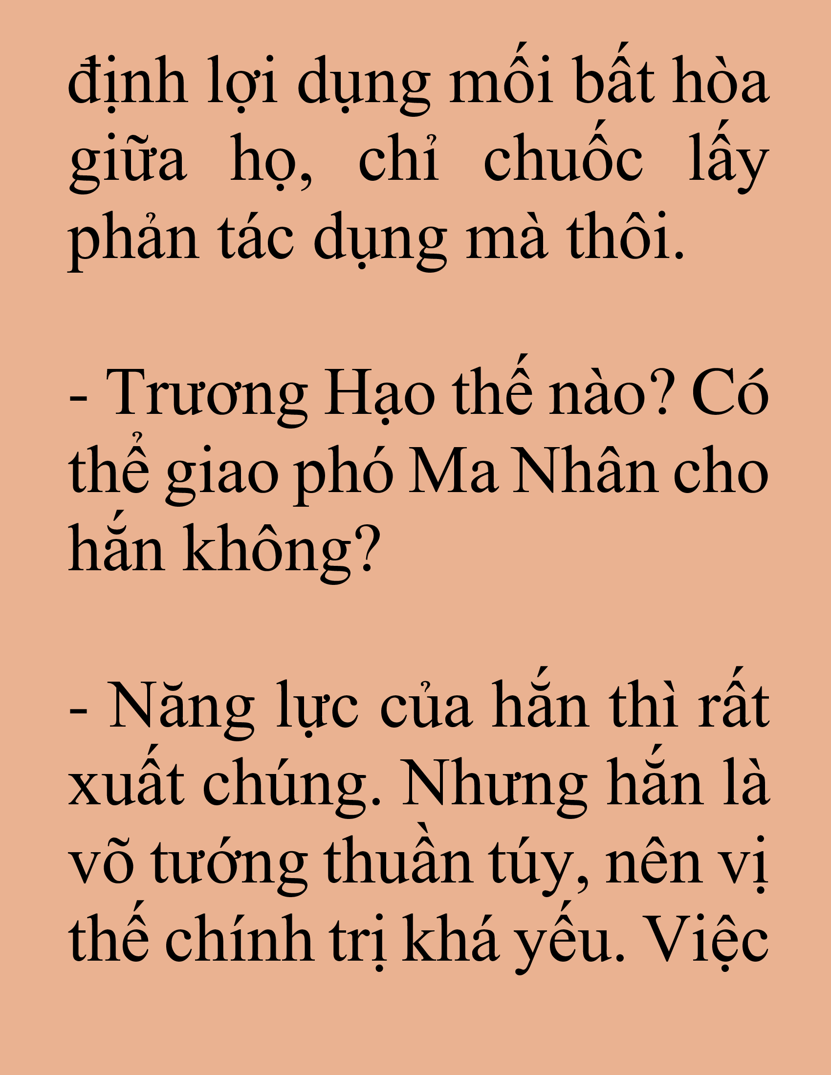Đọc truyện SNVT[NOVEL] Tuyệt Thế Hồi Quy - Chương 68: Đã Trung Thành Rồi