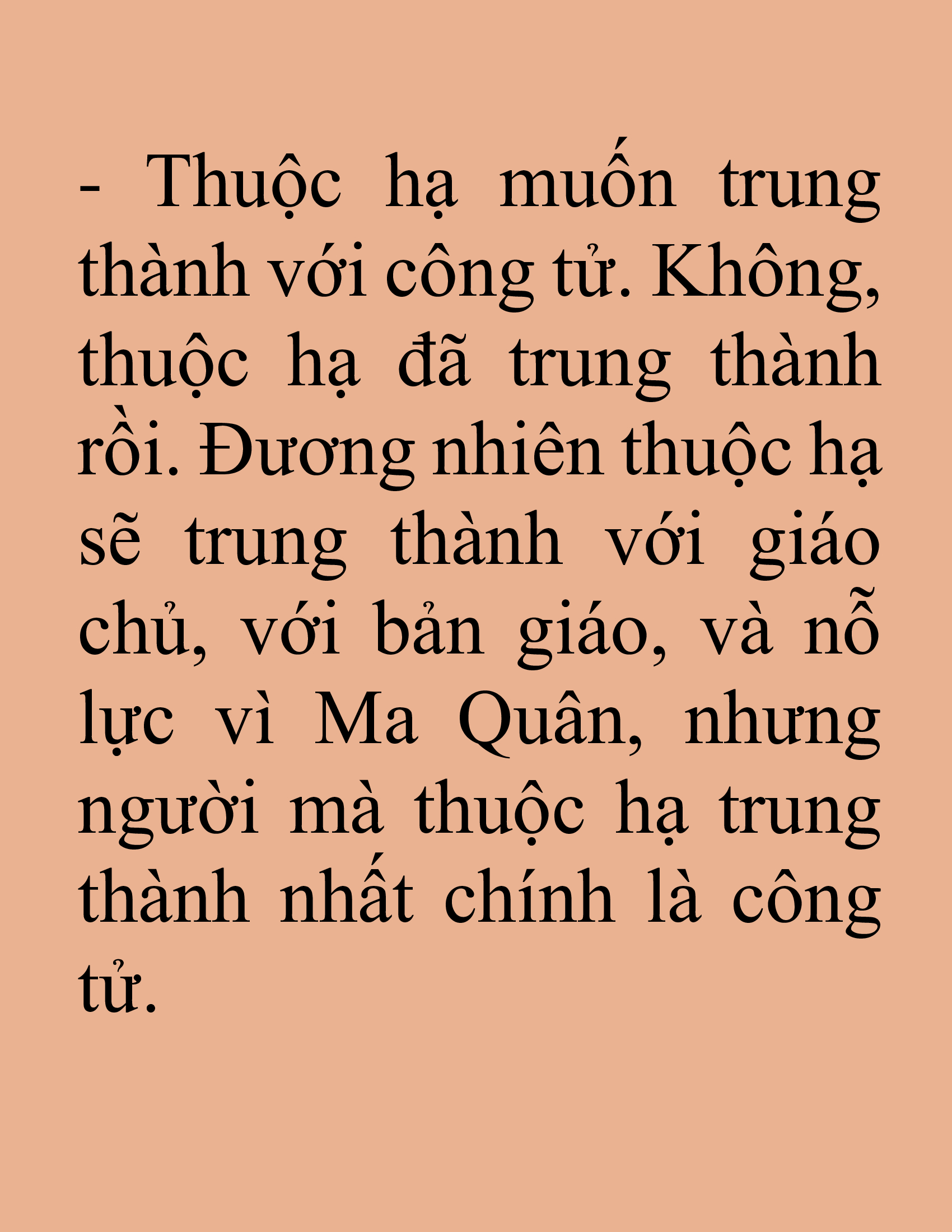 Đọc truyện SNVT[NOVEL] Tuyệt Thế Hồi Quy - Chương 68: Đã Trung Thành Rồi