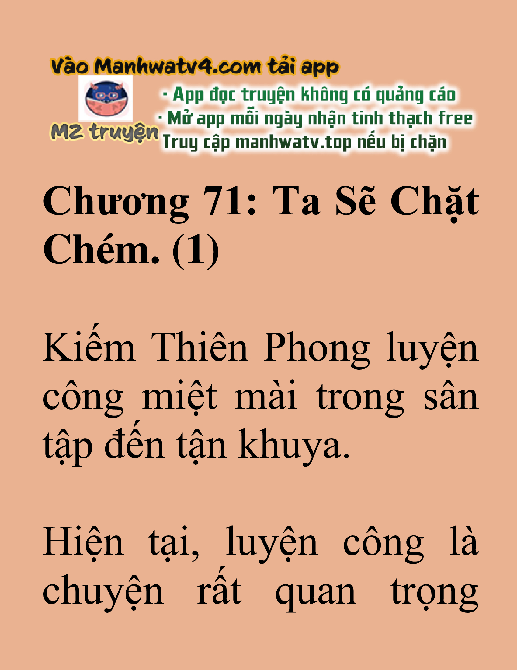 Đọc truyện SNVT[NOVEL] Tuyệt Thế Hồi Quy - Chương 71: Ta Sẽ Chặt Chém