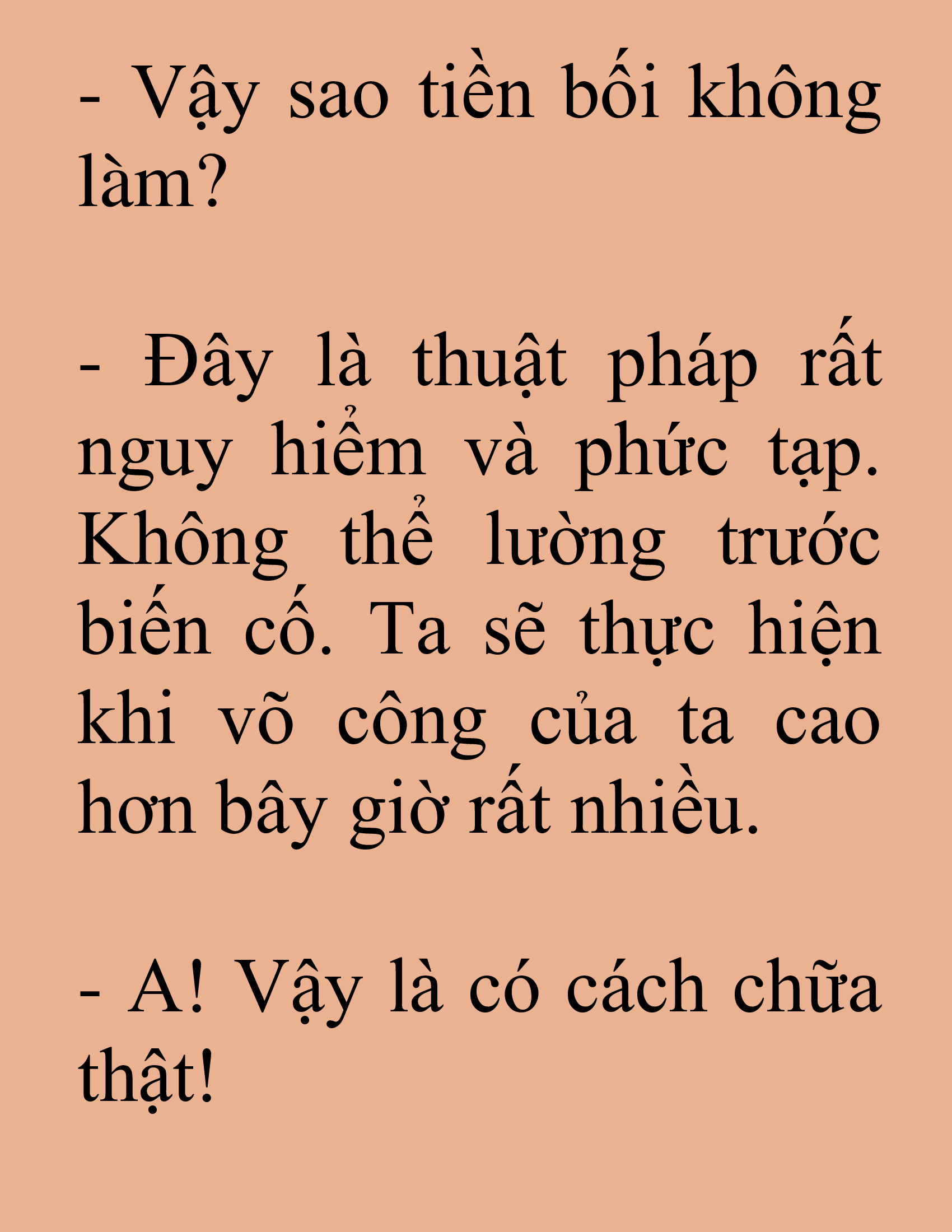 Đọc truyện SNVT[NOVEL] Tuyệt Thế Hồi Quy - Chương 74: Lúc Này Phải Làm Như Vậy