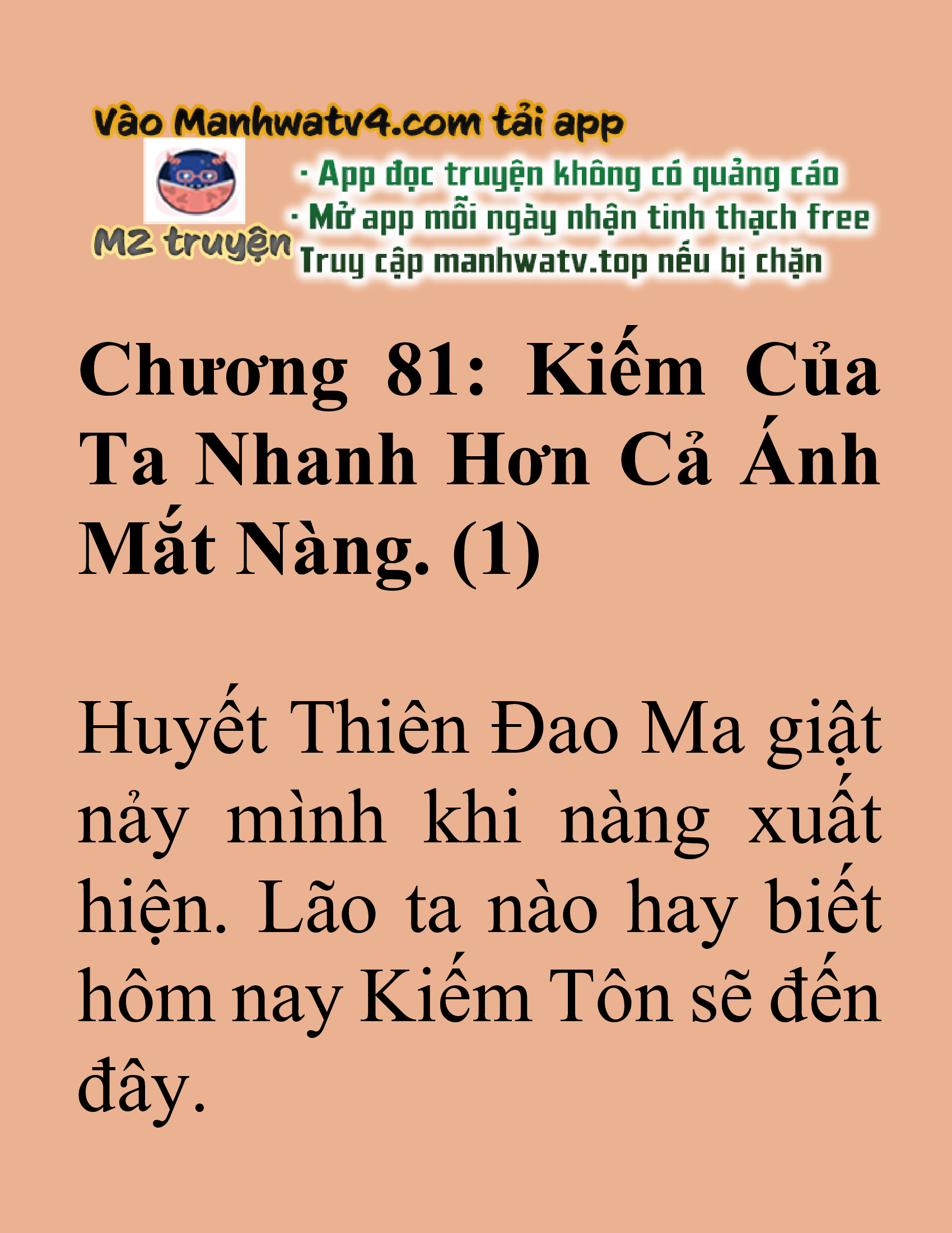 Đọc truyện SNVT[NOVEL] Tuyệt Thế Hồi Quy - Chương 81: Kiếm Của Ta Nhanh Hơn Cả Ánh Mắt Nàng