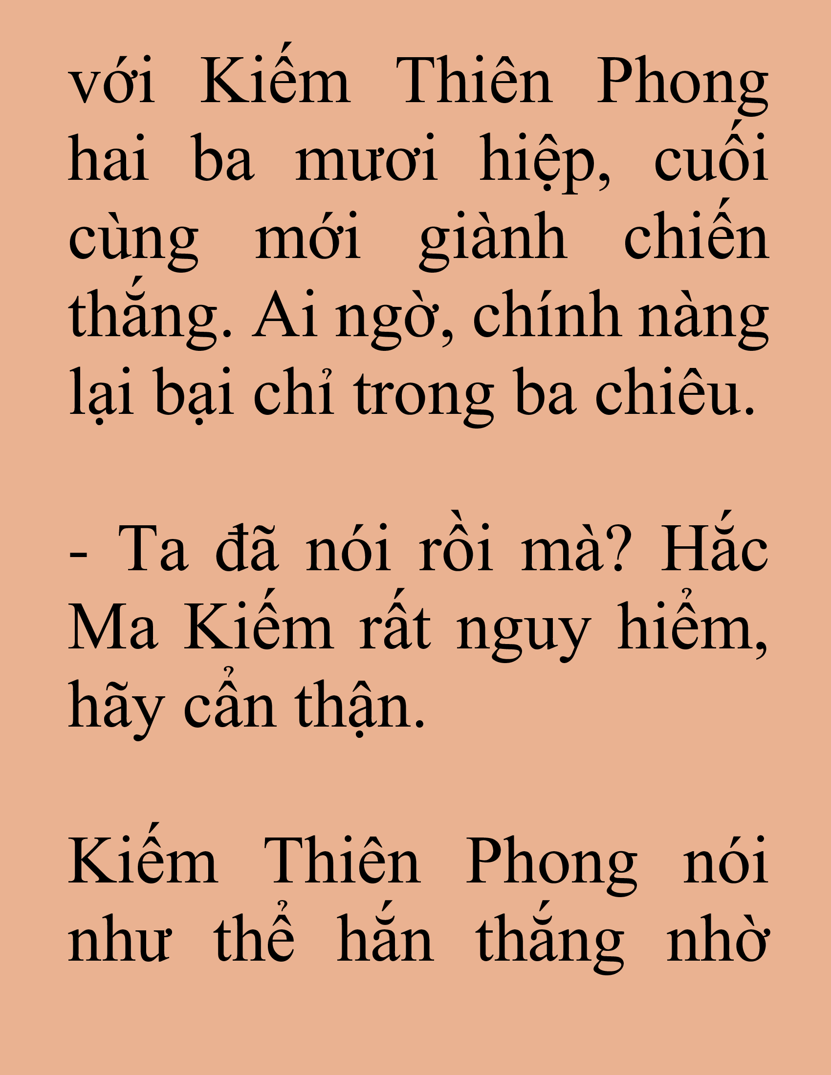 Đọc truyện SNVT[NOVEL] Tuyệt Thế Hồi Quy - Chương 83: Gương Mặt Thanh Thản Hơn Hôm Trước