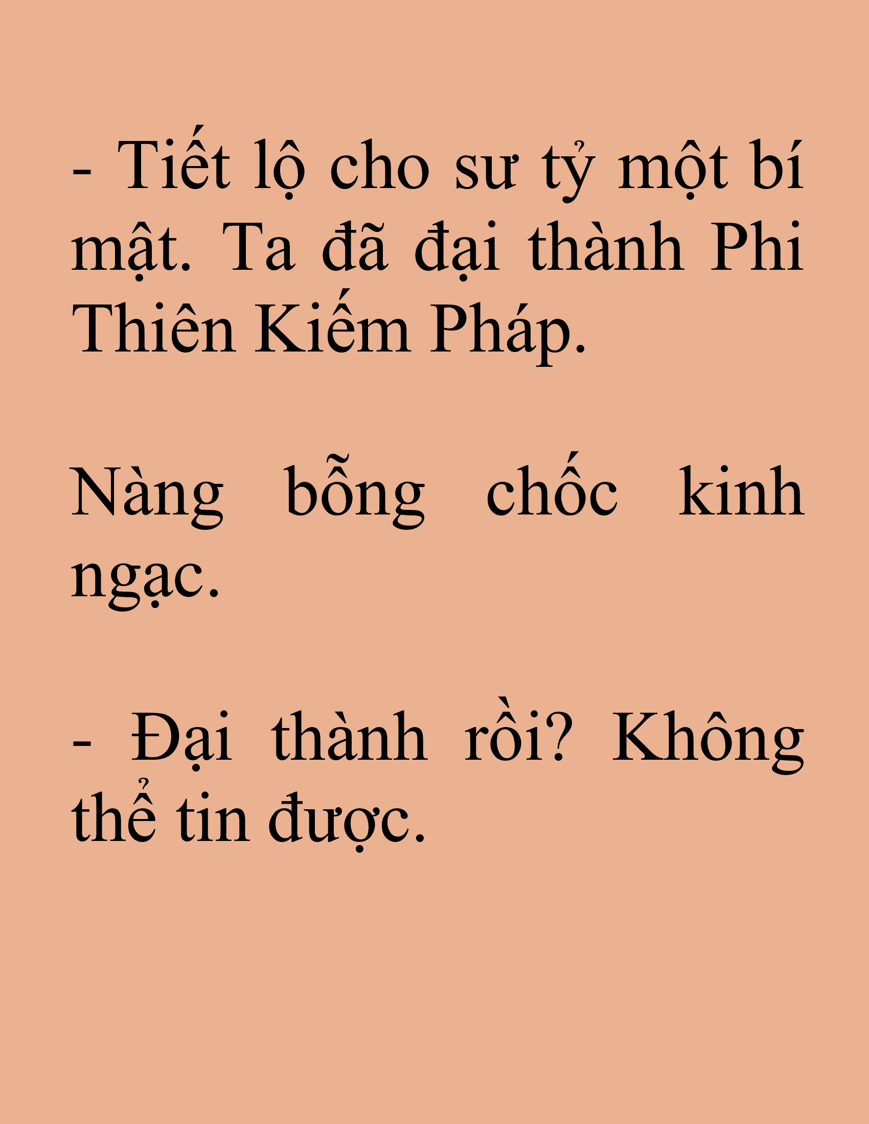 Đọc truyện SNVT[NOVEL] Tuyệt Thế Hồi Quy - Chương 83: Gương Mặt Thanh Thản Hơn Hôm Trước