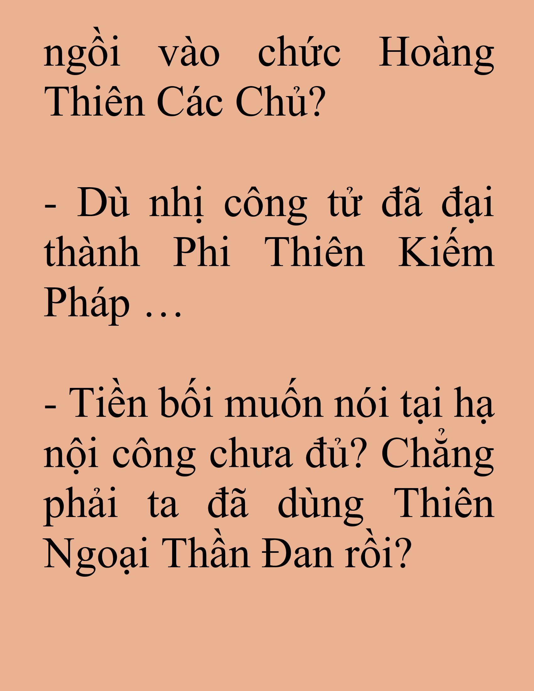 Đọc truyện SNVT[NOVEL] Tuyệt Thế Hồi Quy - Chương 83: Gương Mặt Thanh Thản Hơn Hôm Trước