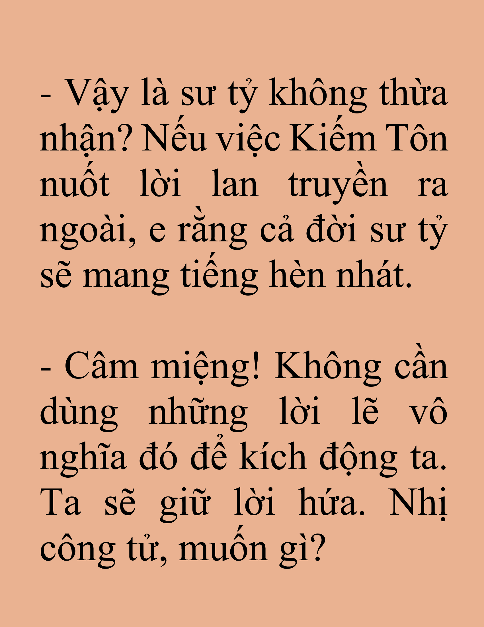 Đọc truyện SNVT[NOVEL] Tuyệt Thế Hồi Quy - Chương 83: Gương Mặt Thanh Thản Hơn Hôm Trước