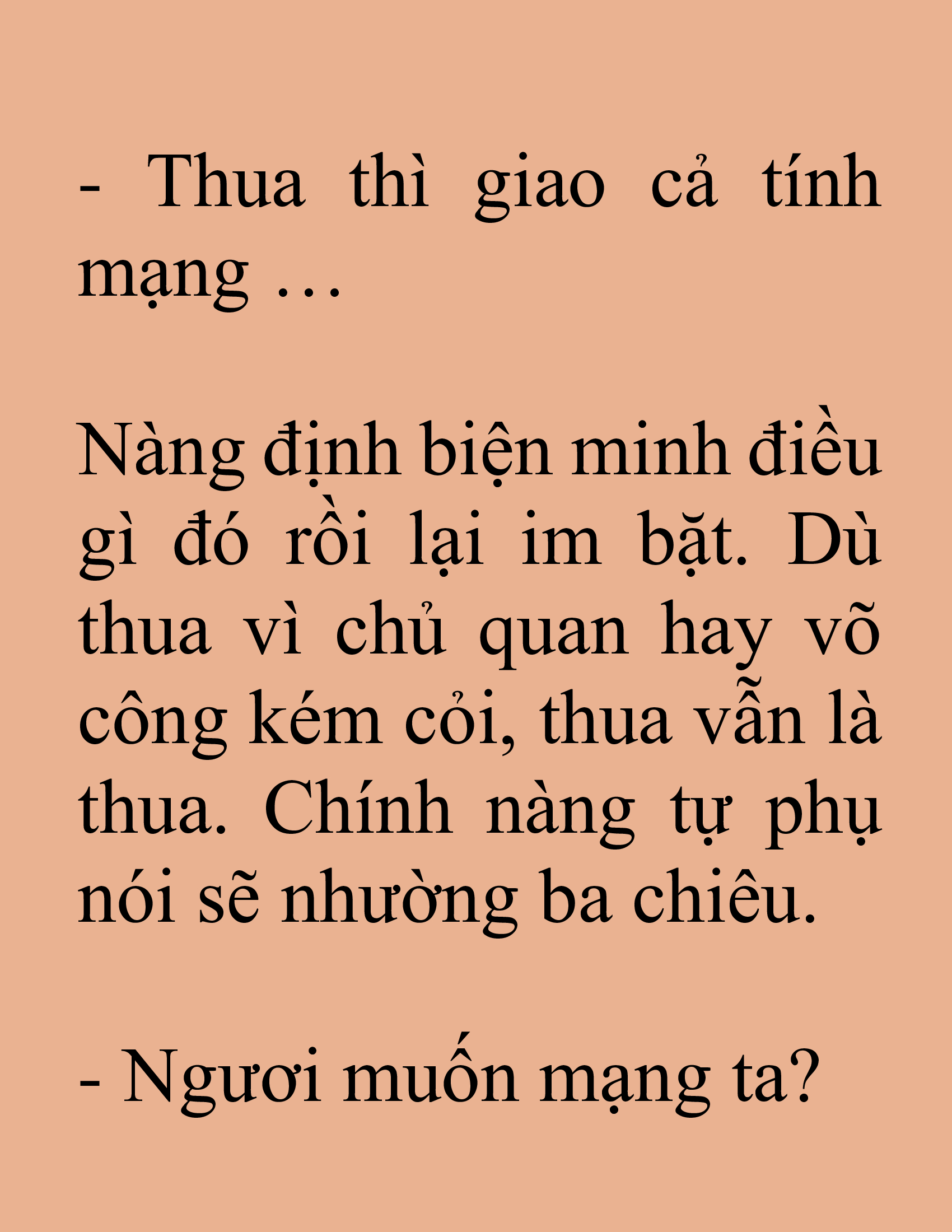 Đọc truyện SNVT[NOVEL] Tuyệt Thế Hồi Quy - Chương 83: Gương Mặt Thanh Thản Hơn Hôm Trước