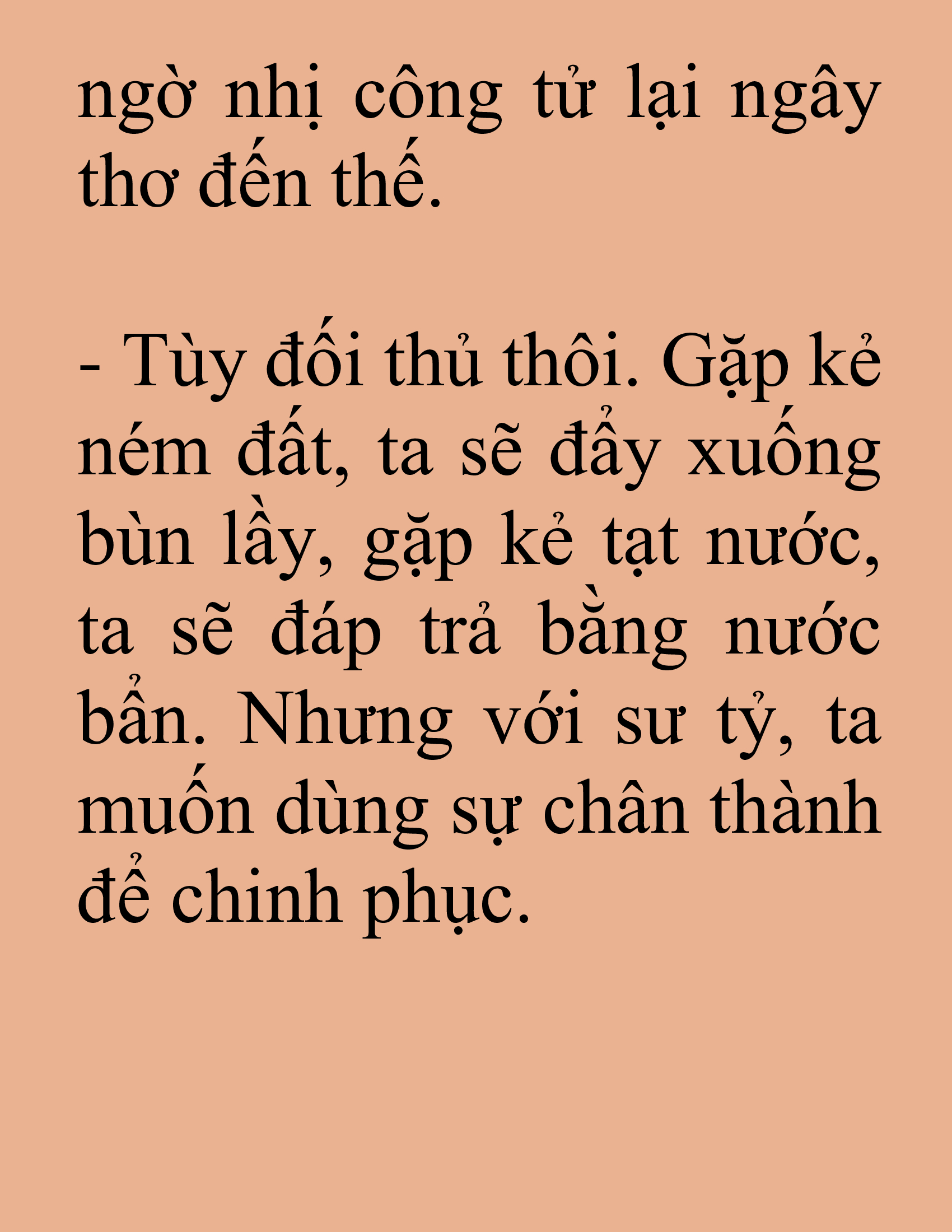 Đọc truyện SNVT[NOVEL] Tuyệt Thế Hồi Quy - Chương 83: Gương Mặt Thanh Thản Hơn Hôm Trước