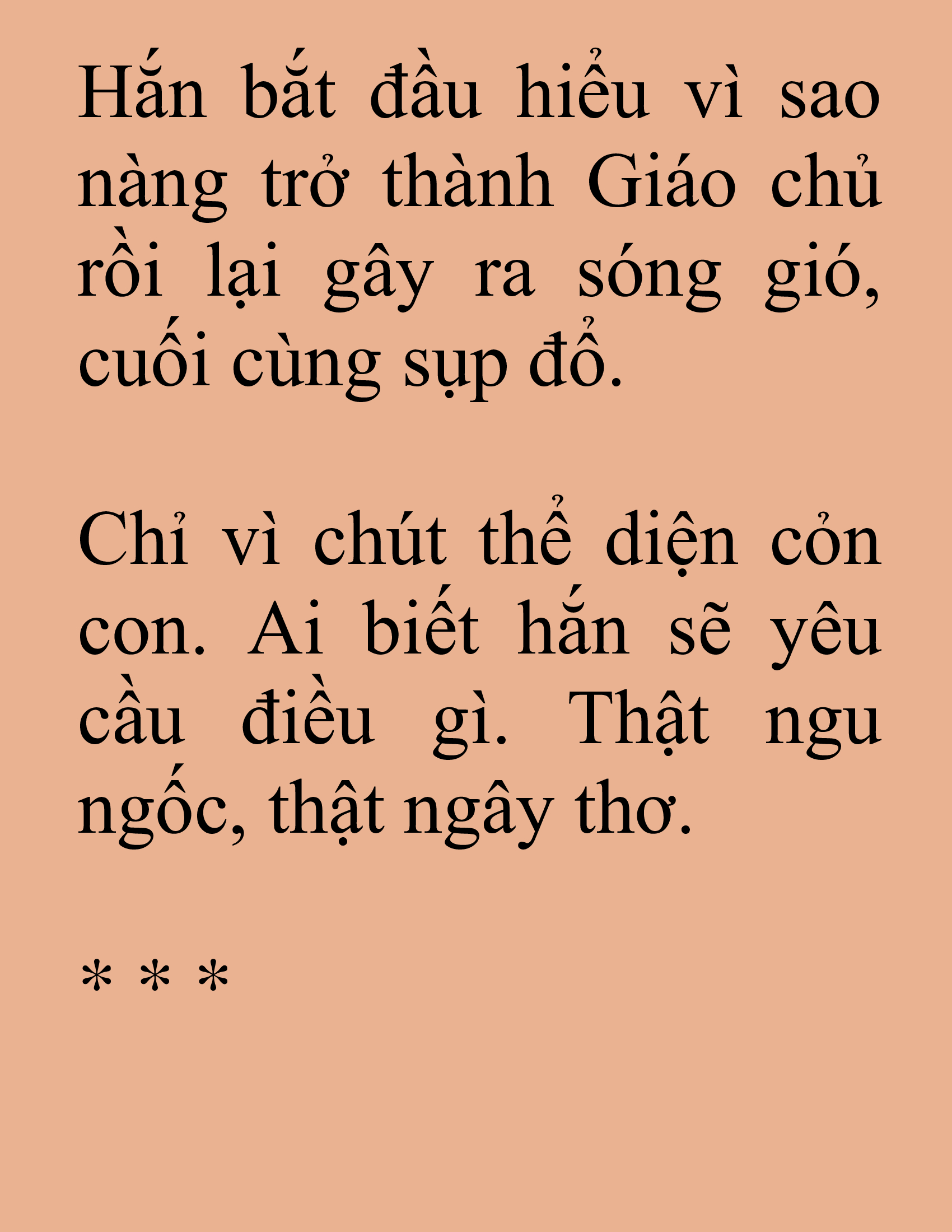 Đọc truyện SNVT[NOVEL] Tuyệt Thế Hồi Quy - Chương 83: Gương Mặt Thanh Thản Hơn Hôm Trước