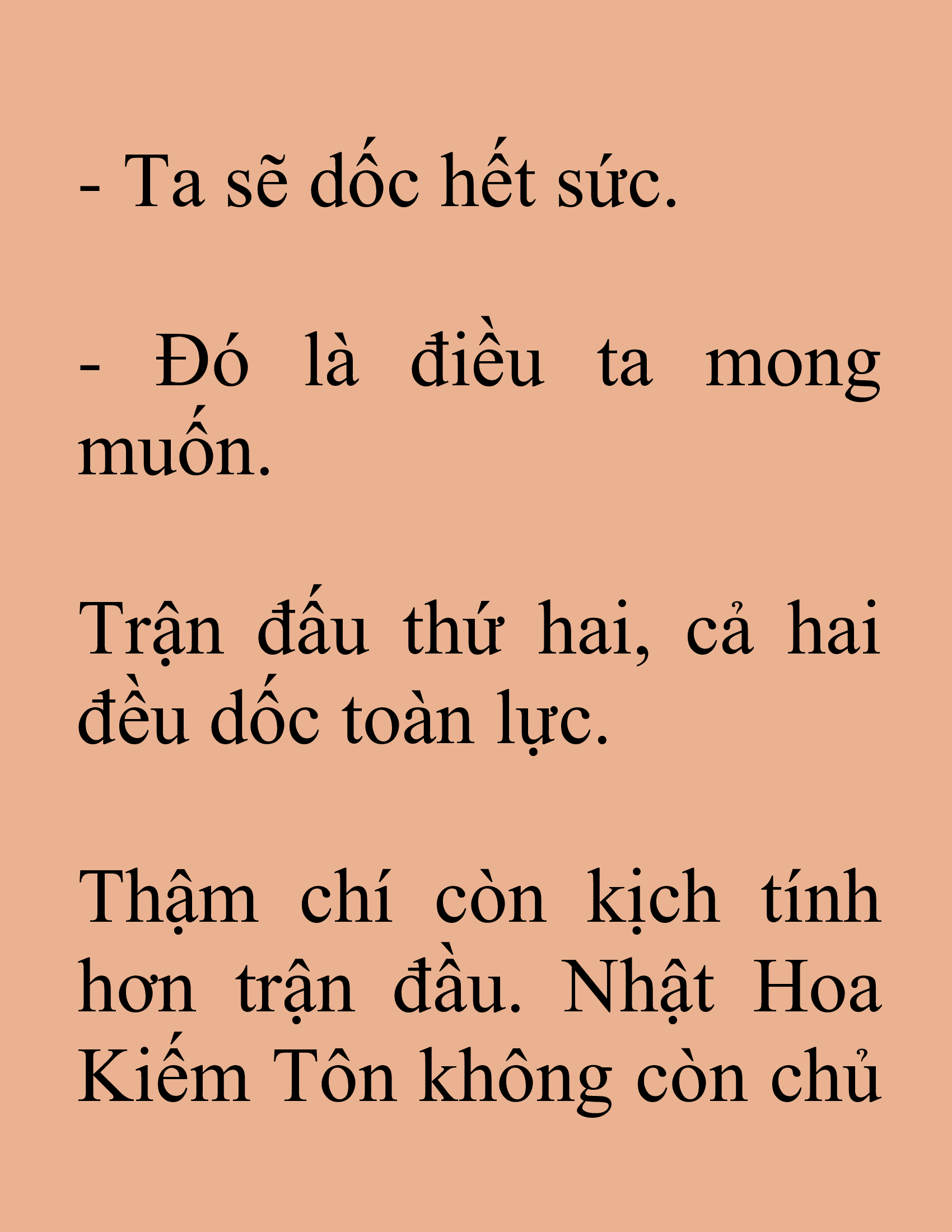 Đọc truyện SNVT[NOVEL] Tuyệt Thế Hồi Quy - Chương 84: Gương Mặt Thanh Thản Hơn Hôm Trước