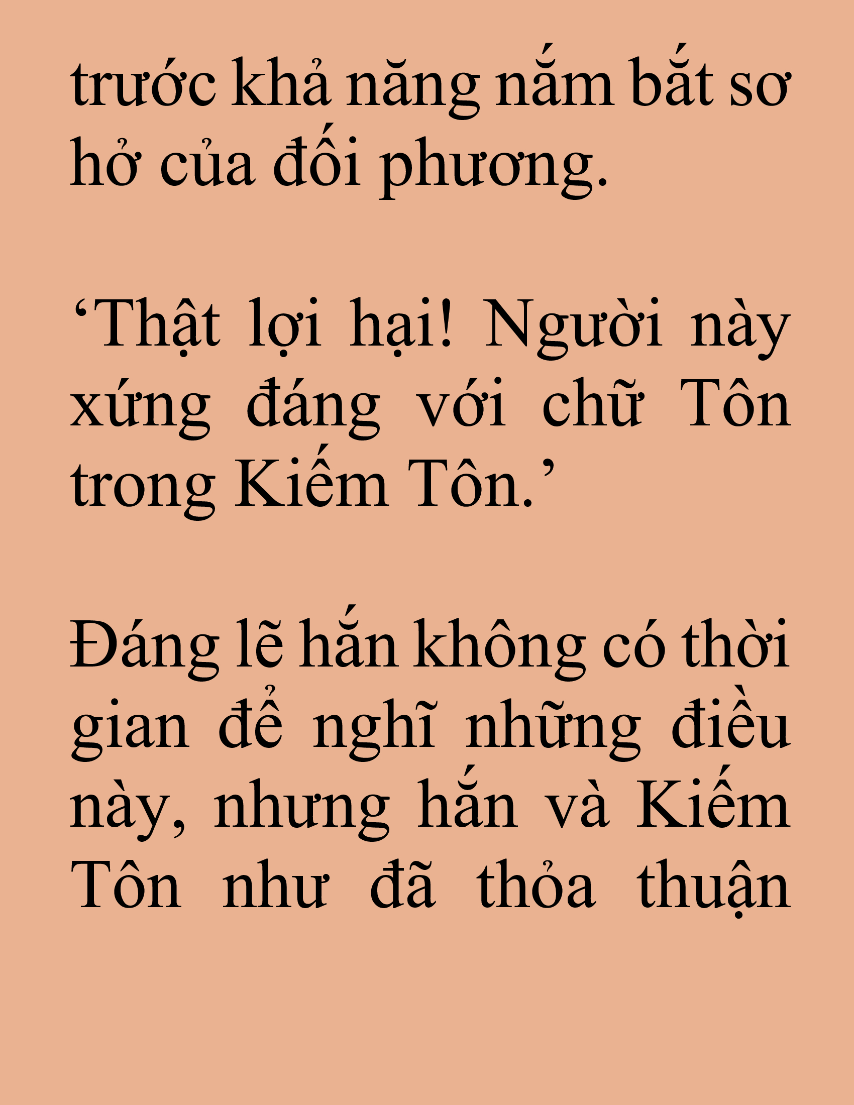Đọc truyện SNVT[NOVEL] Tuyệt Thế Hồi Quy - Chương 84: Gương Mặt Thanh Thản Hơn Hôm Trước