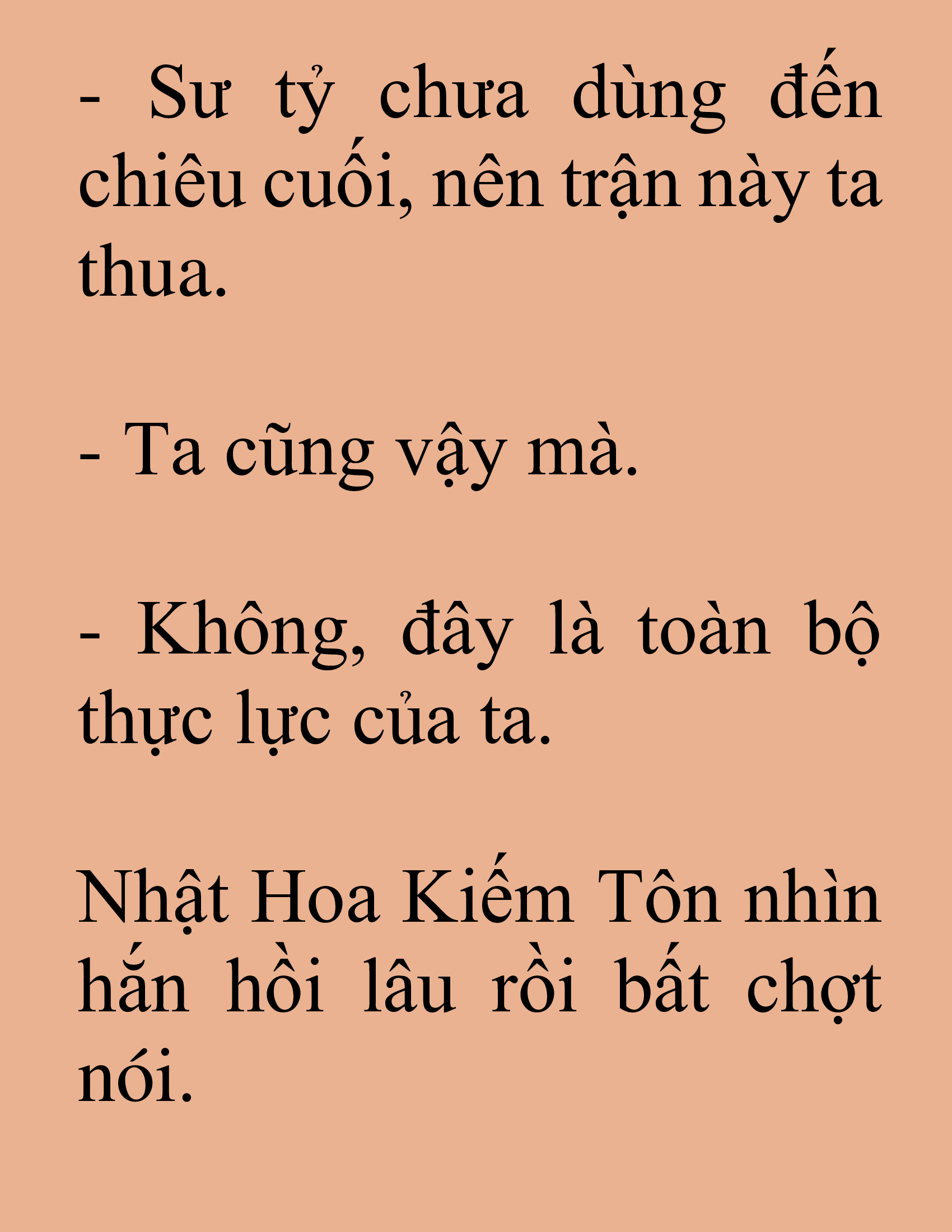Đọc truyện SNVT[NOVEL] Tuyệt Thế Hồi Quy - Chương 84: Gương Mặt Thanh Thản Hơn Hôm Trước