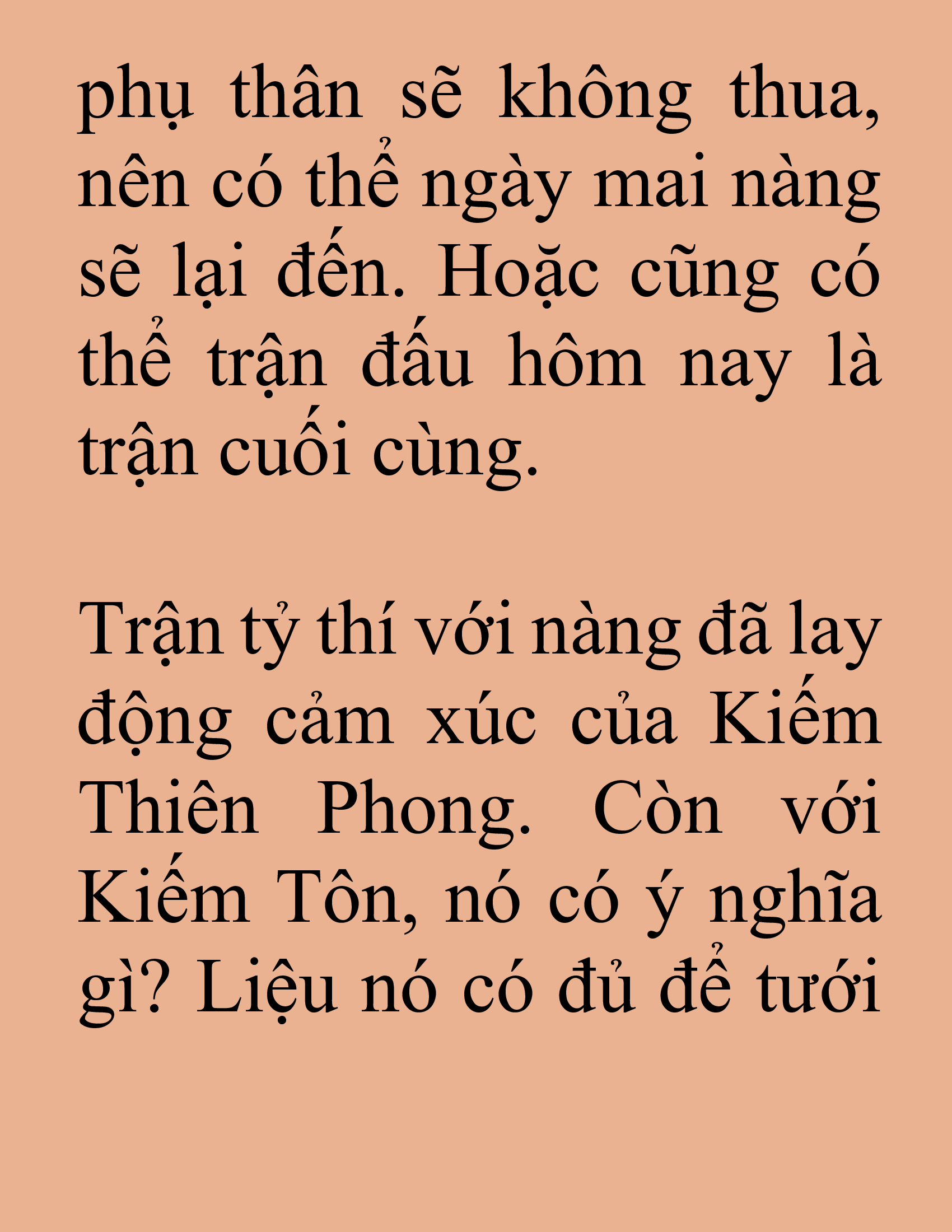 Đọc truyện SNVT[NOVEL] Tuyệt Thế Hồi Quy - Chương 84: Gương Mặt Thanh Thản Hơn Hôm Trước