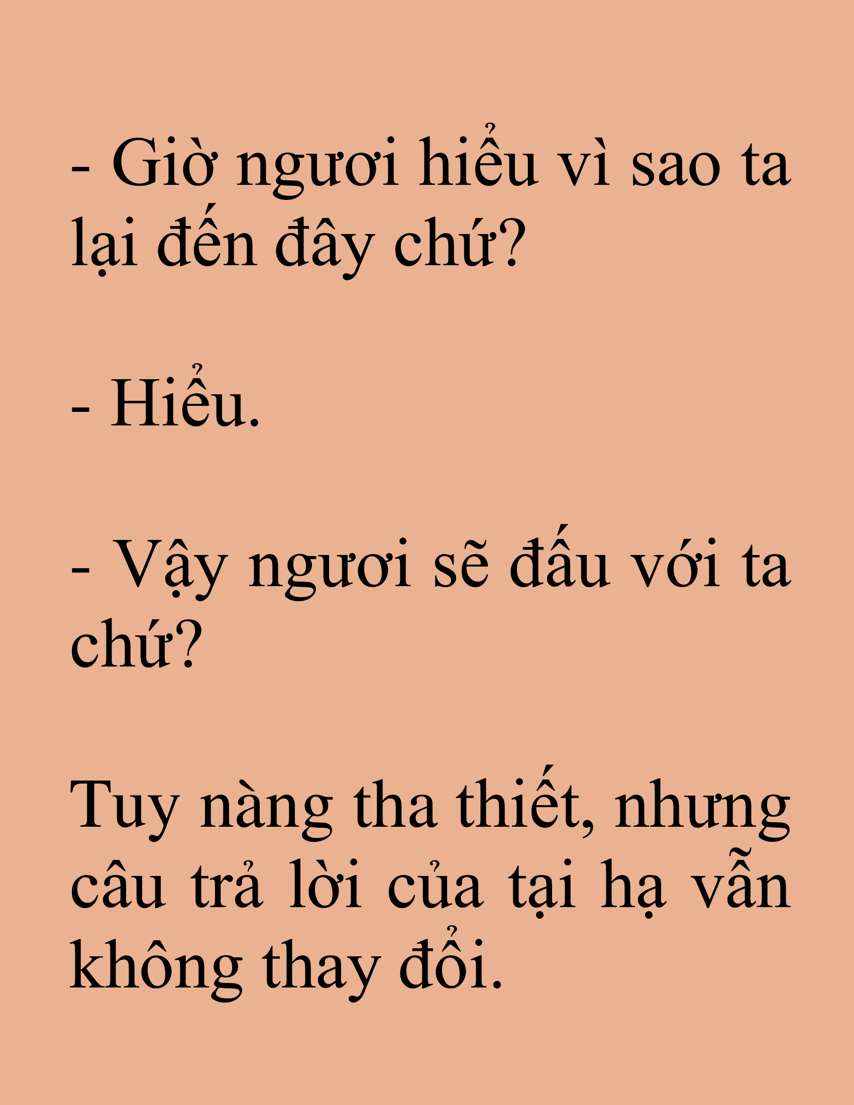 Đọc truyện SNVT[NOVEL] Tuyệt Thế Hồi Quy - Chương 84: Gương Mặt Thanh Thản Hơn Hôm Trước