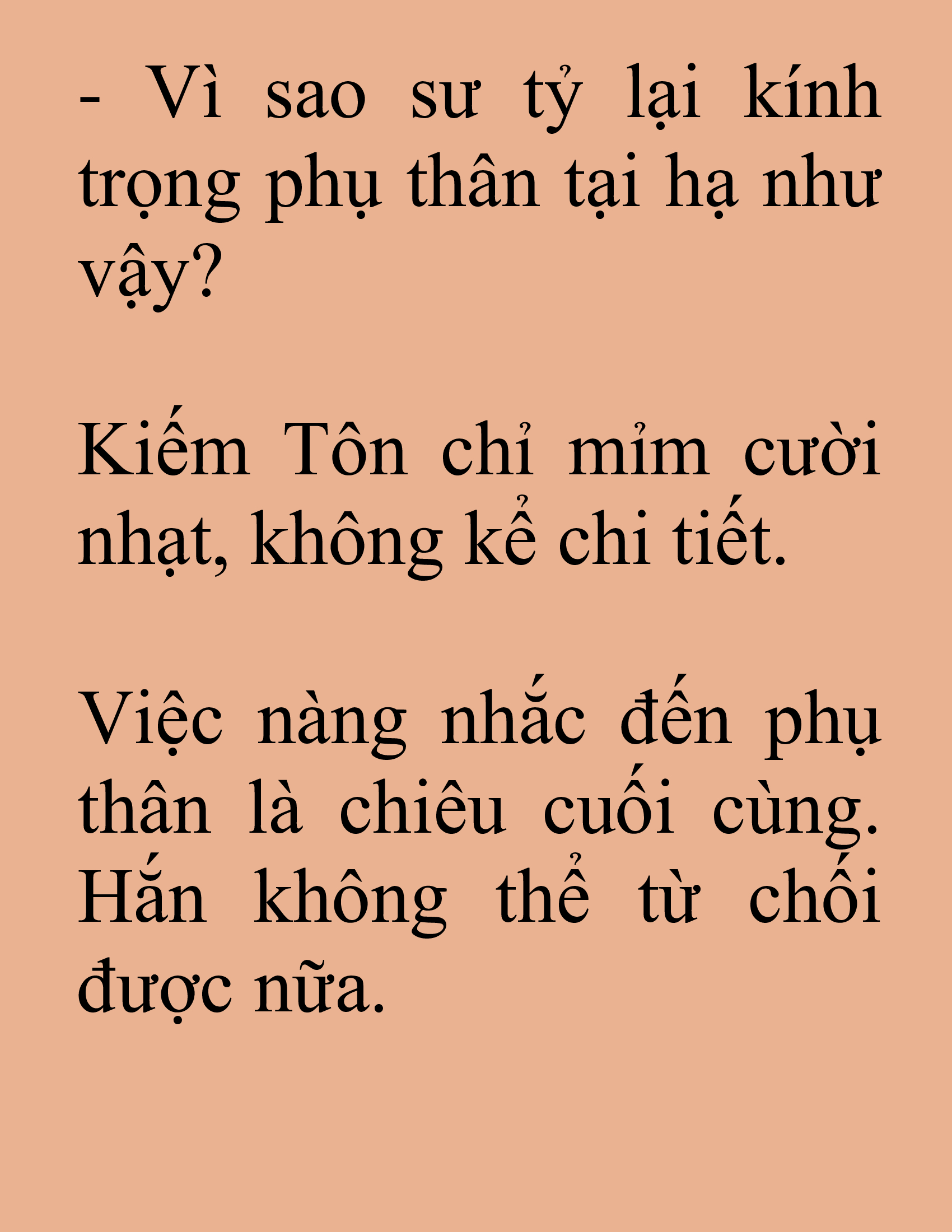 Đọc truyện SNVT[NOVEL] Tuyệt Thế Hồi Quy - Chương 84: Gương Mặt Thanh Thản Hơn Hôm Trước