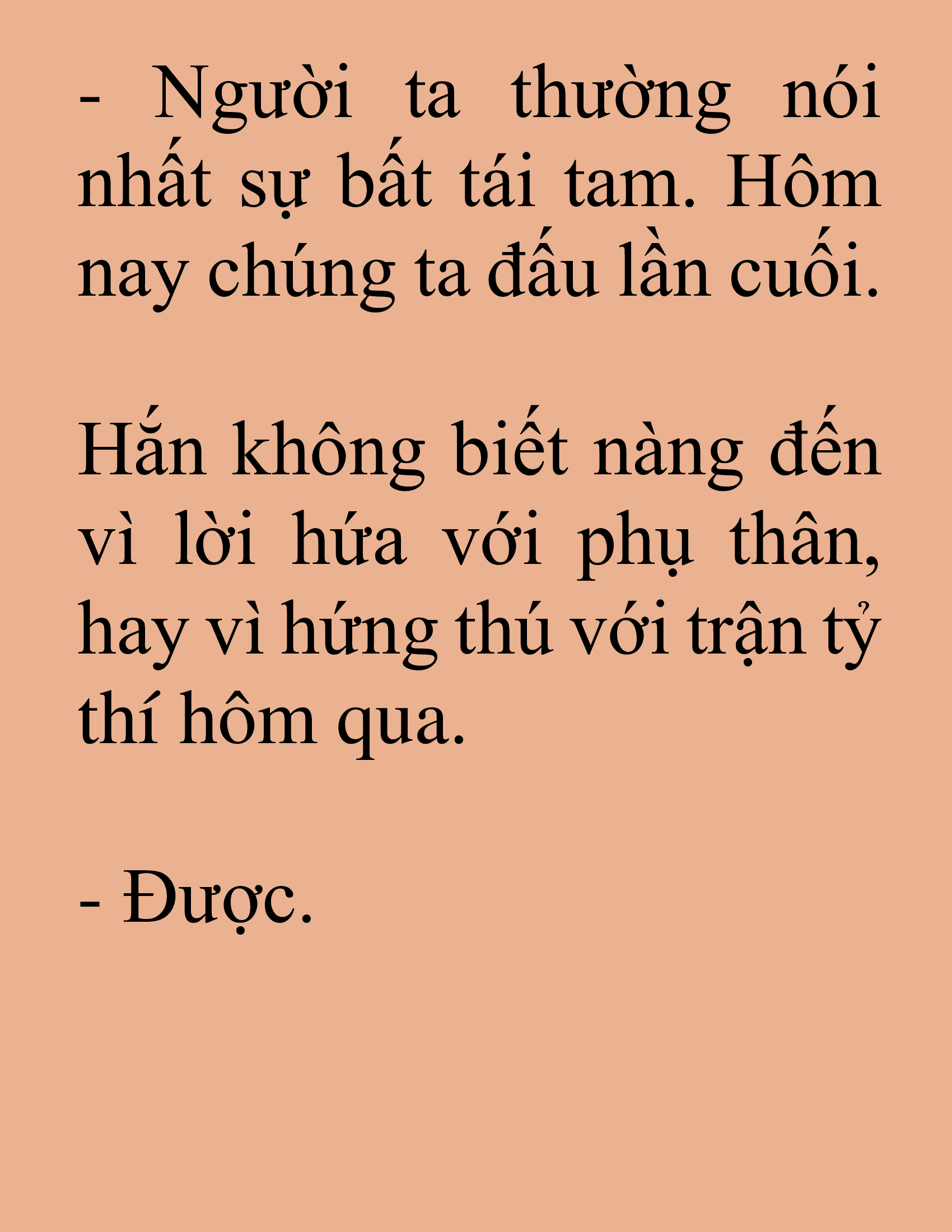 Đọc truyện SNVT[NOVEL] Tuyệt Thế Hồi Quy - Chương 85: Thói Quen Thật Đáng Sợ