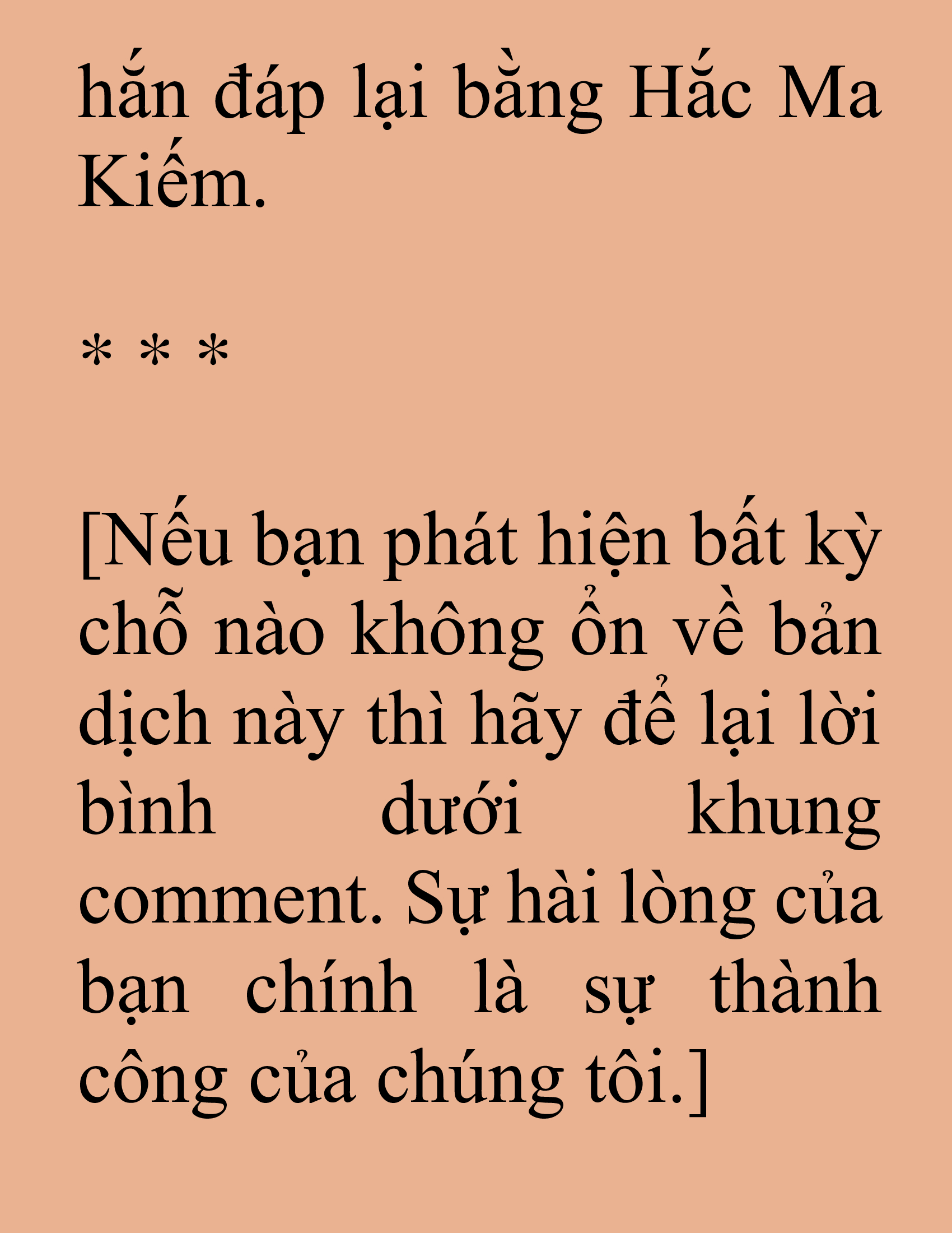 Đọc truyện SNVT[NOVEL] Tuyệt Thế Hồi Quy - Chương 85: Thói Quen Thật Đáng Sợ