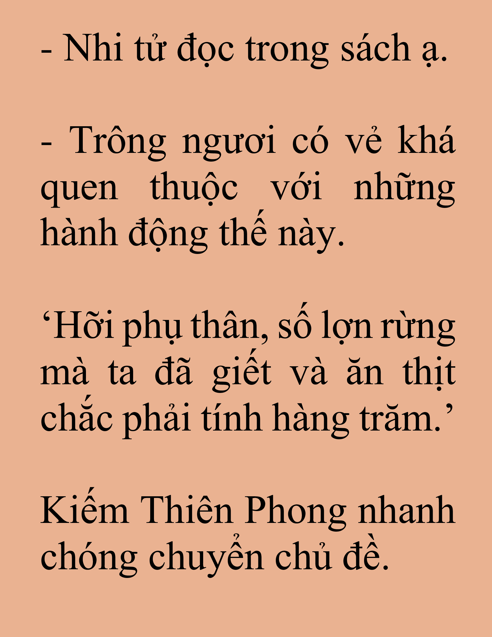Đọc truyện SNVT[NOVEL] Tuyệt Thế Hồi Quy - Chương 9: Mãnh Thú Không Giấu Móng Vuốt