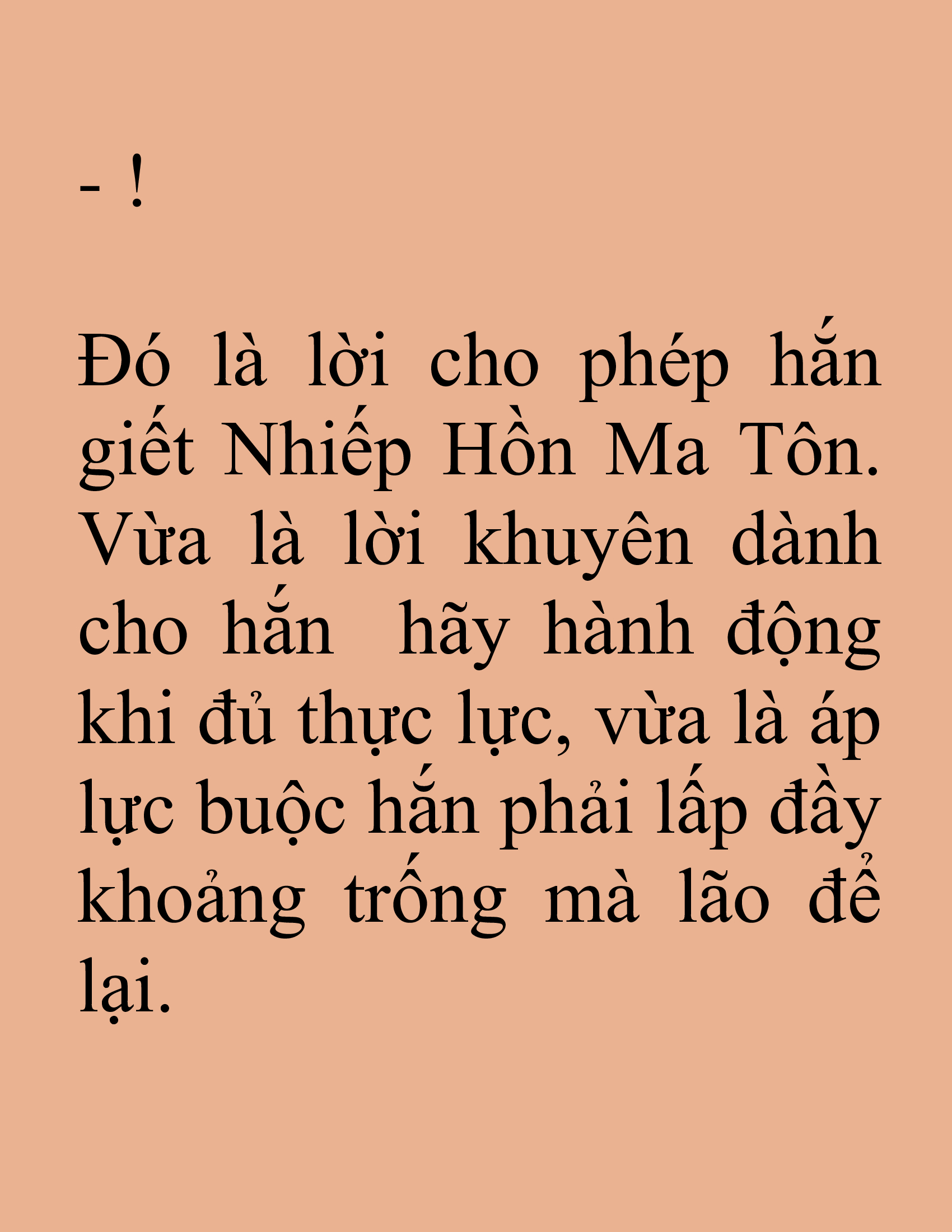 Đọc truyện SNVT[NOVEL] Tuyệt Thế Hồi Quy - Chương 90: Khoảng Trống, Ngươi Hãy Lấp Đầy