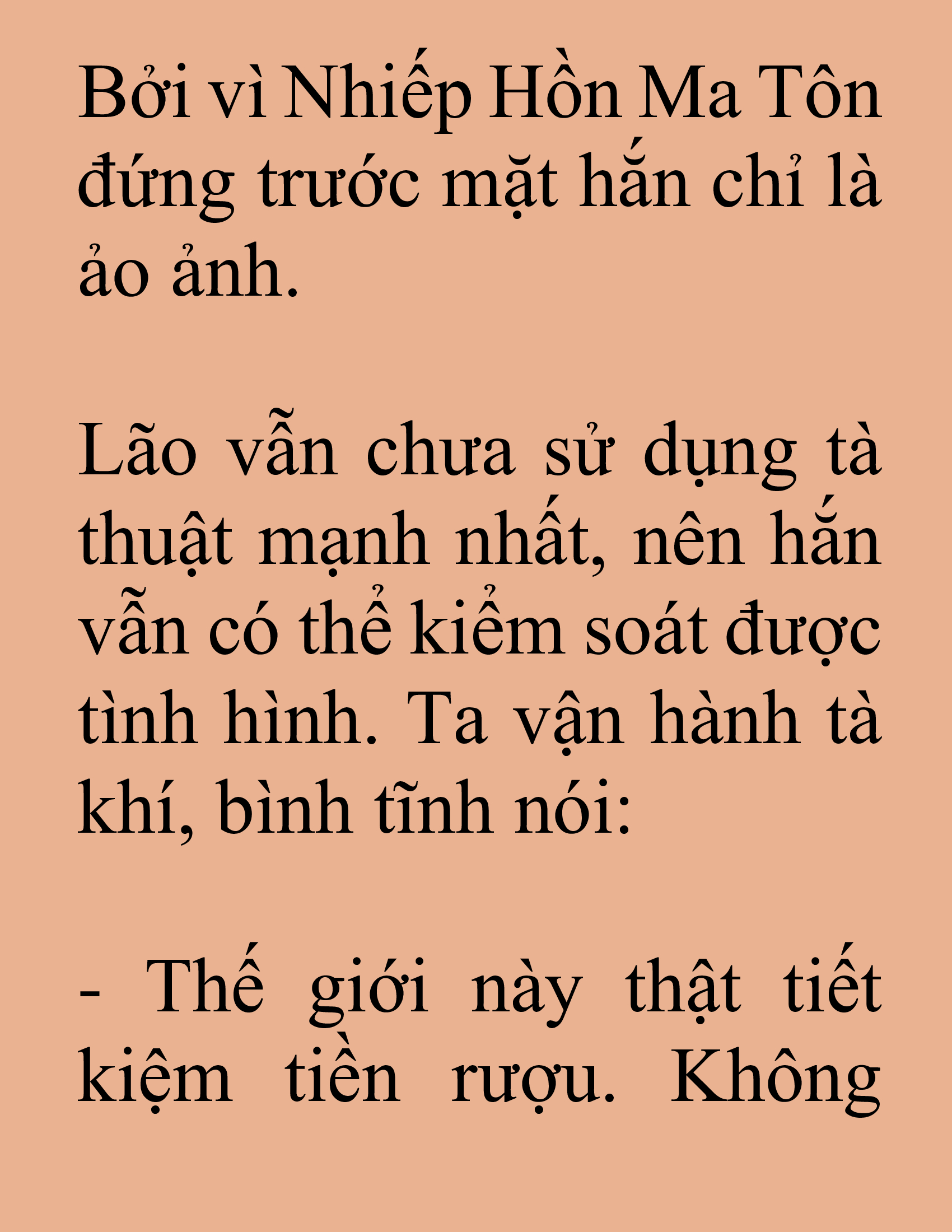 Đọc truyện SNVT[NOVEL] Tuyệt Thế Hồi Quy - Chương 91: Sống Một Mình, Sao Lại Cô Đơn