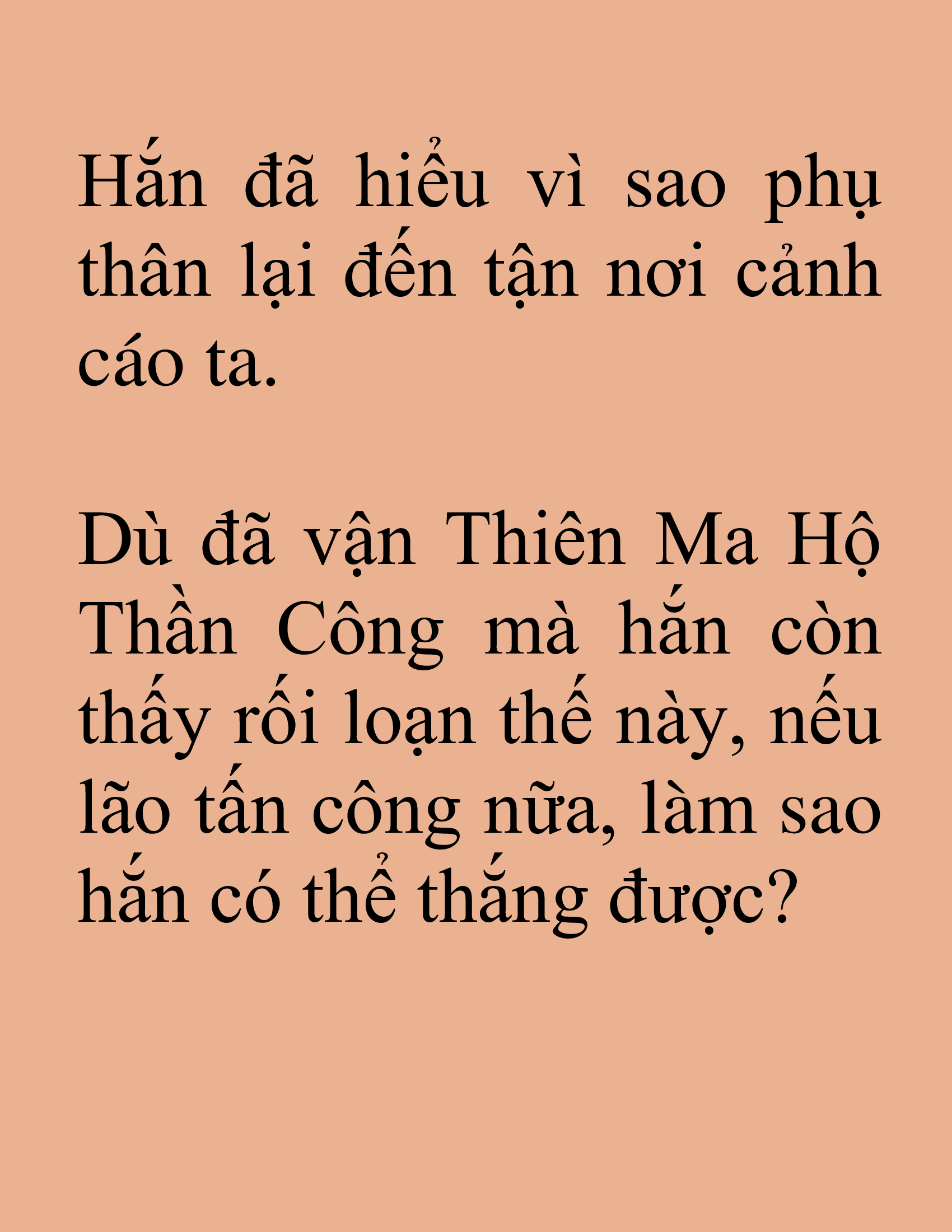 Đọc truyện SNVT[NOVEL] Tuyệt Thế Hồi Quy - Chương 91: Sống Một Mình, Sao Lại Cô Đơn