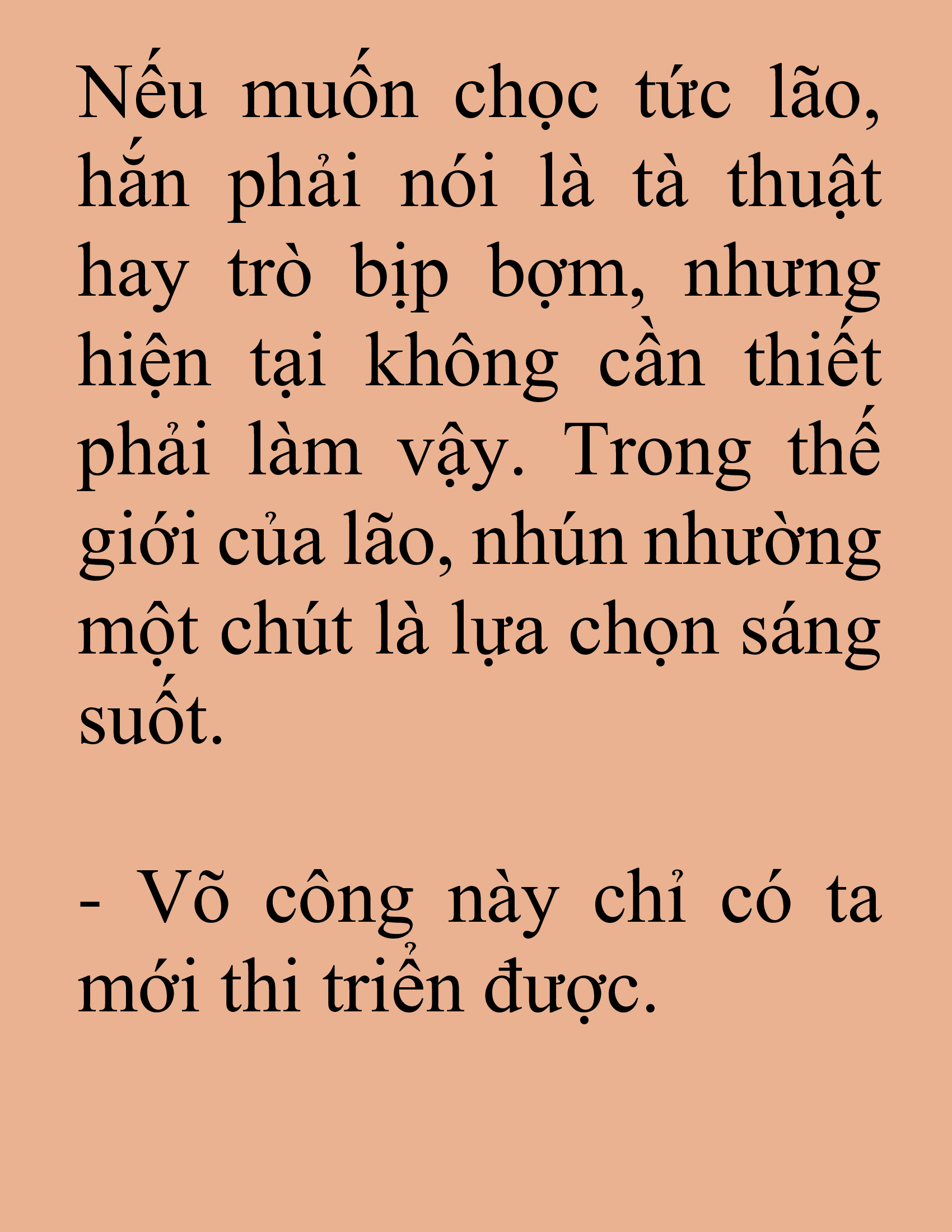 Đọc truyện SNVT[NOVEL] Tuyệt Thế Hồi Quy - Chương 91: Sống Một Mình, Sao Lại Cô Đơn