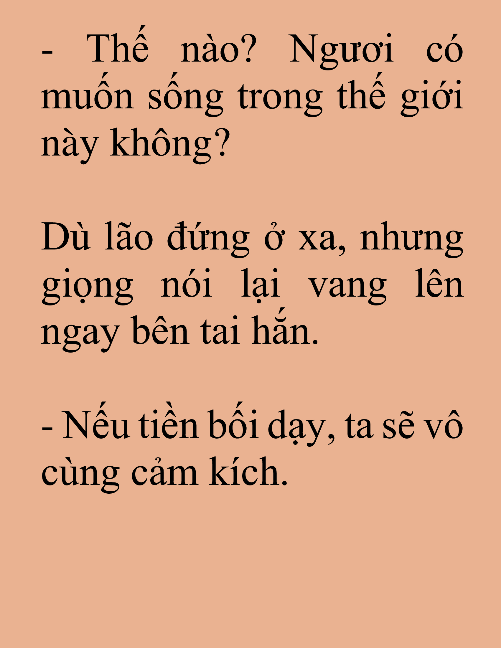Đọc truyện SNVT[NOVEL] Tuyệt Thế Hồi Quy - Chương 91: Sống Một Mình, Sao Lại Cô Đơn