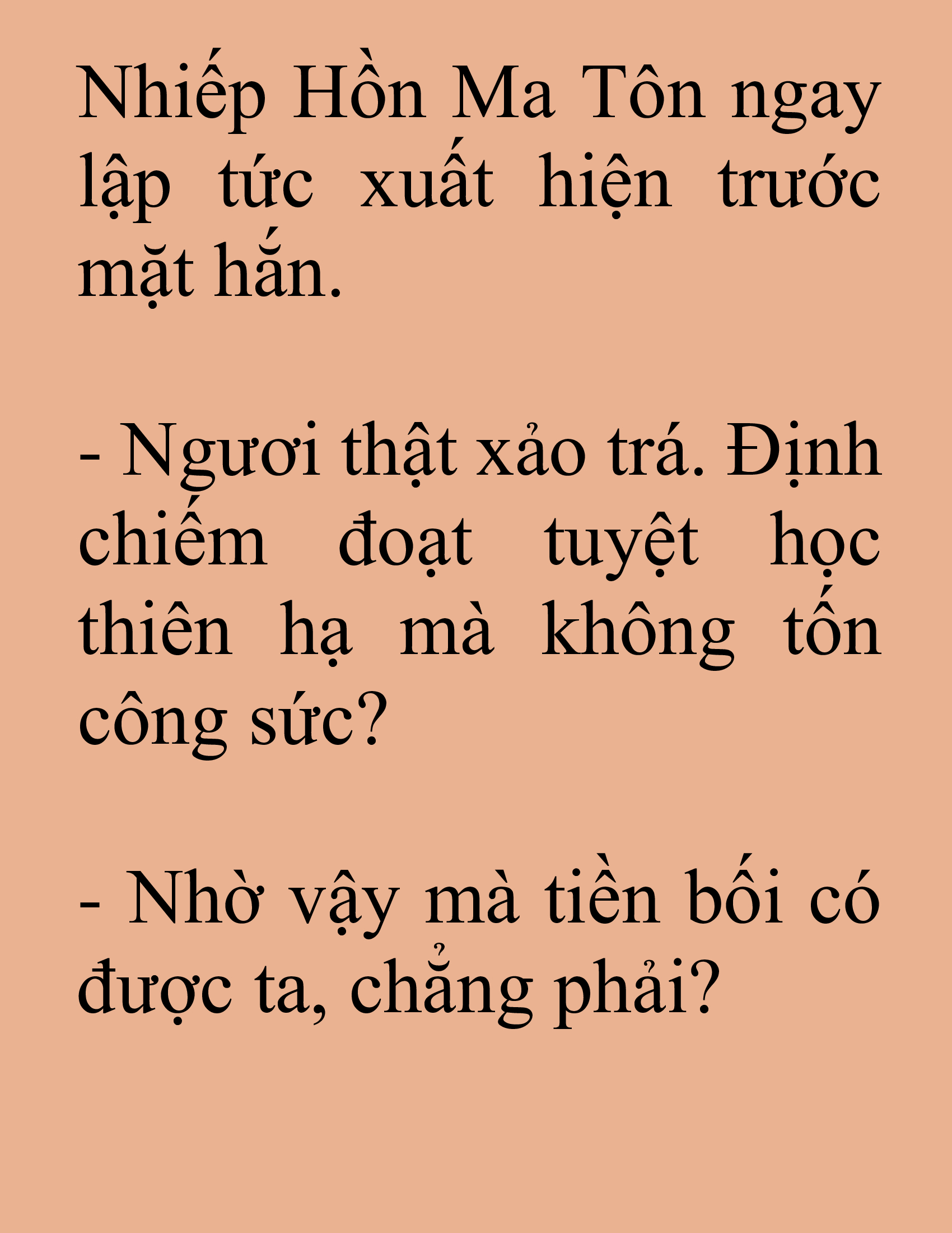 Đọc truyện SNVT[NOVEL] Tuyệt Thế Hồi Quy - Chương 91: Sống Một Mình, Sao Lại Cô Đơn