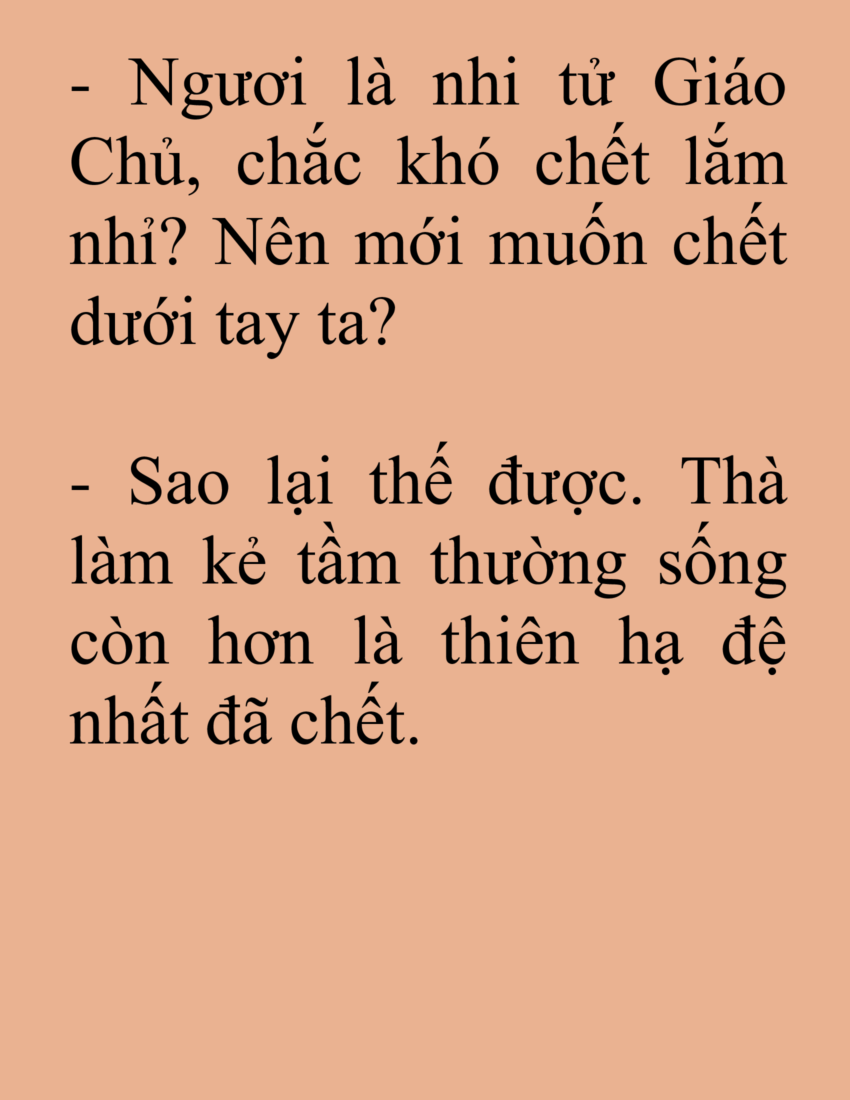 Đọc truyện SNVT[NOVEL] Tuyệt Thế Hồi Quy - Chương 91: Sống Một Mình, Sao Lại Cô Đơn