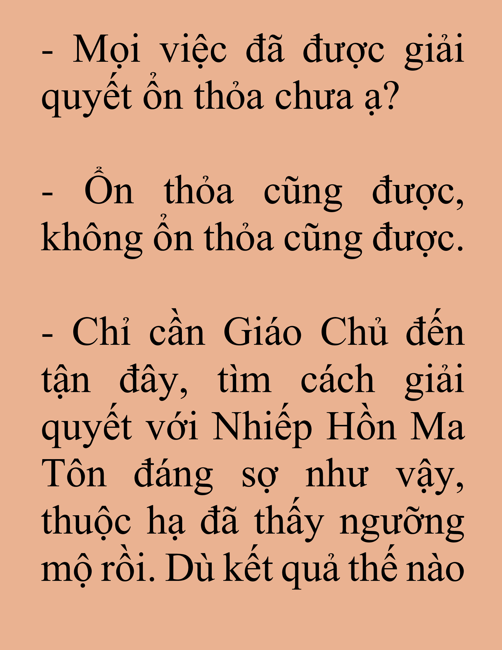 Đọc truyện SNVT[NOVEL] Tuyệt Thế Hồi Quy - Chương 92: Sống Một Mình, Sao Lại Cô Đơn