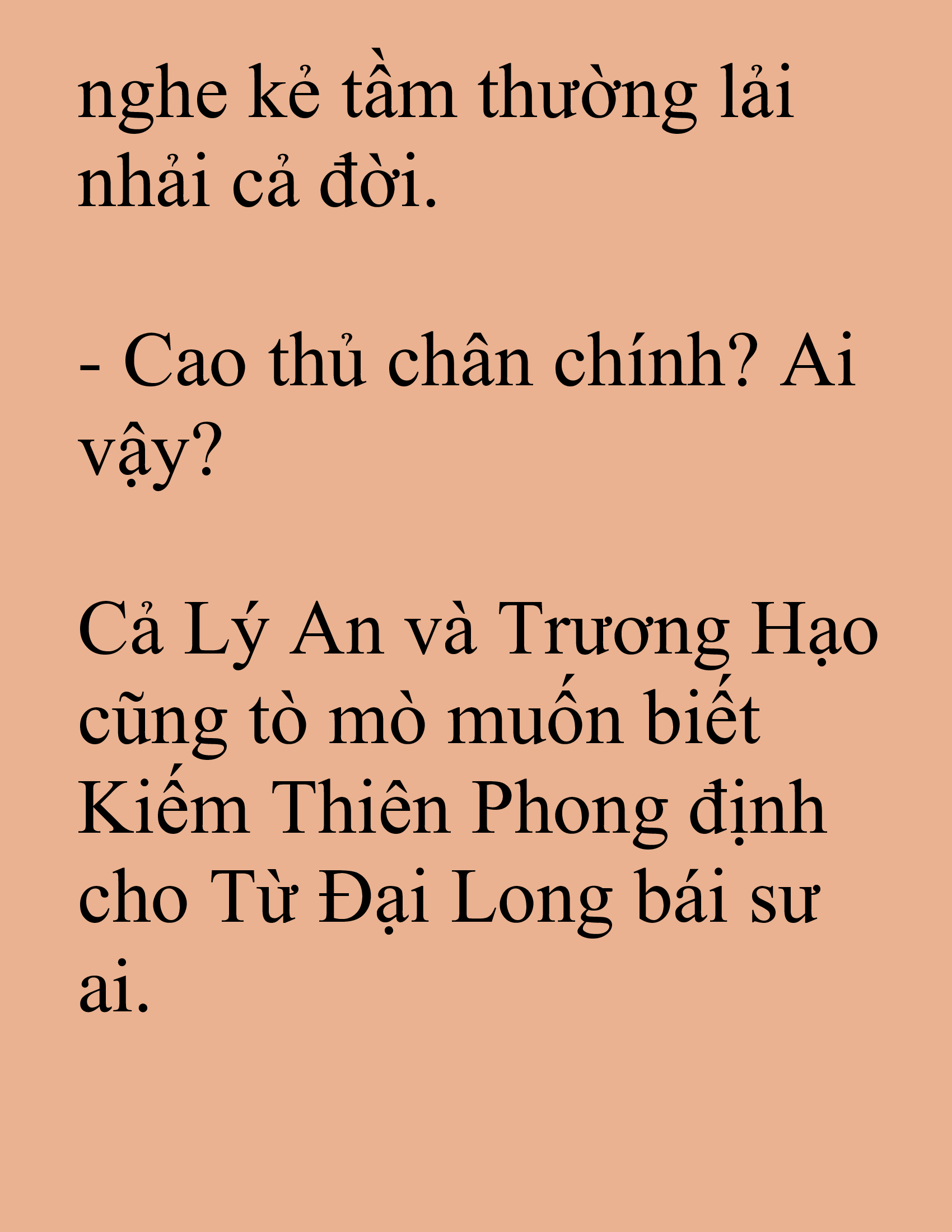 Đọc truyện SNVT[NOVEL] Tuyệt Thế Hồi Quy - Chương 94: Không Cho Phép Thì Ta Bám Quần