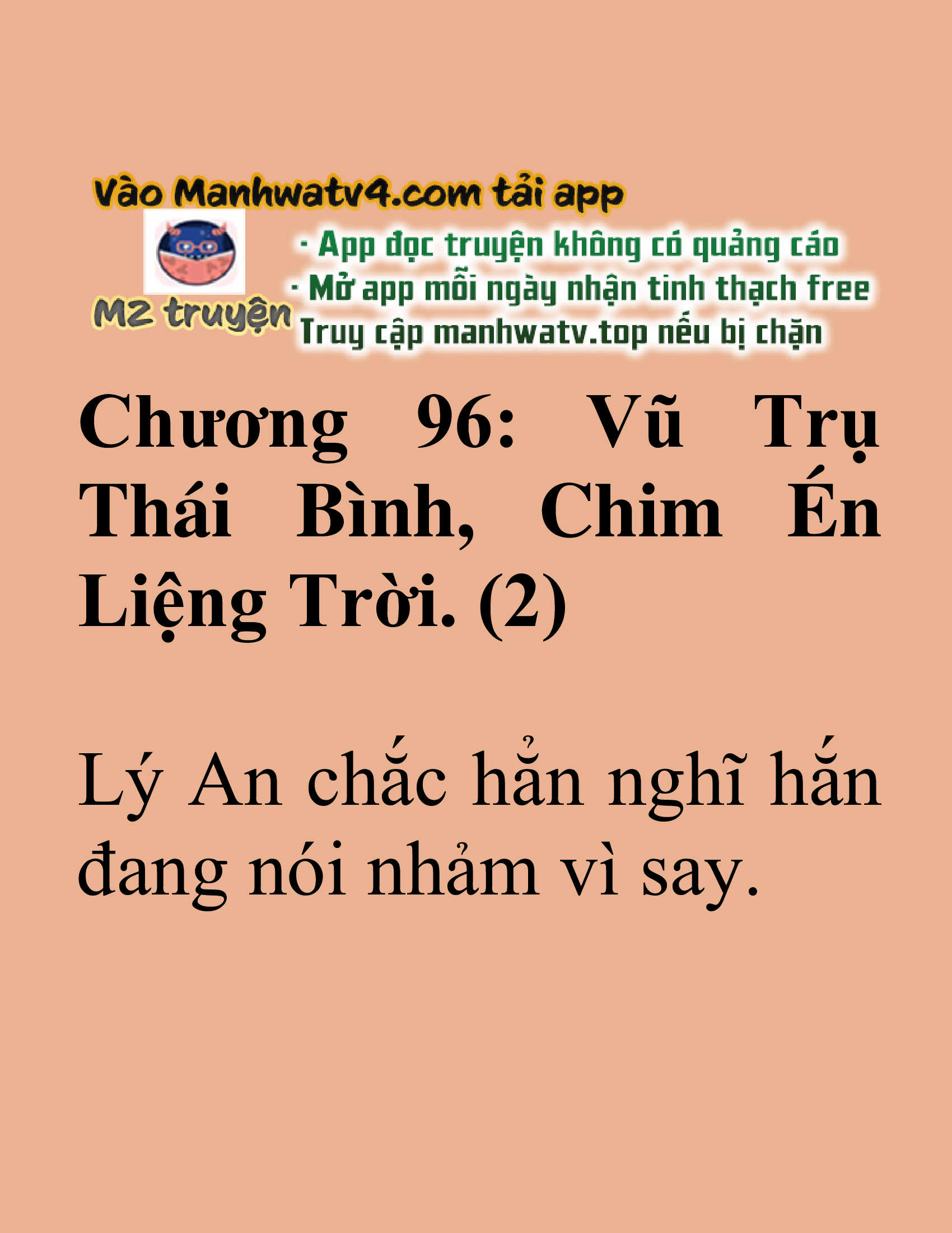 Đọc truyện SNVT[NOVEL] Tuyệt Thế Hồi Quy - Chương 96: Vũ Trụ Thái Bình, Chim Én Liệng Trời