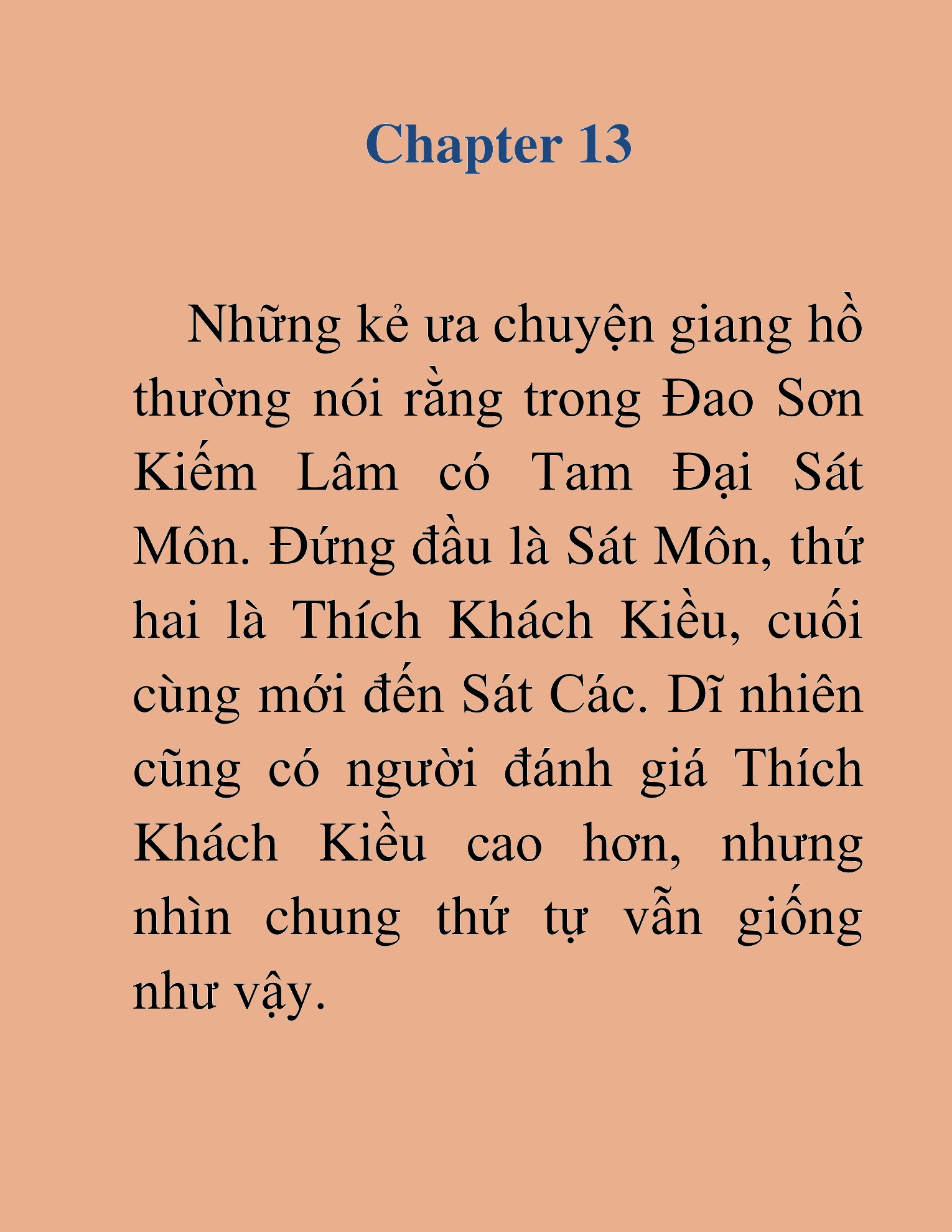 Đọc truyện HAT [NOVEL] Tà Bá Võ Thần - Chap 13