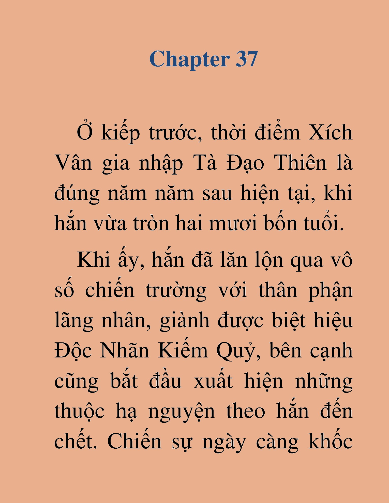Đọc truyện HAT [NOVEL] Tà Bá Võ Thần - Chap 37