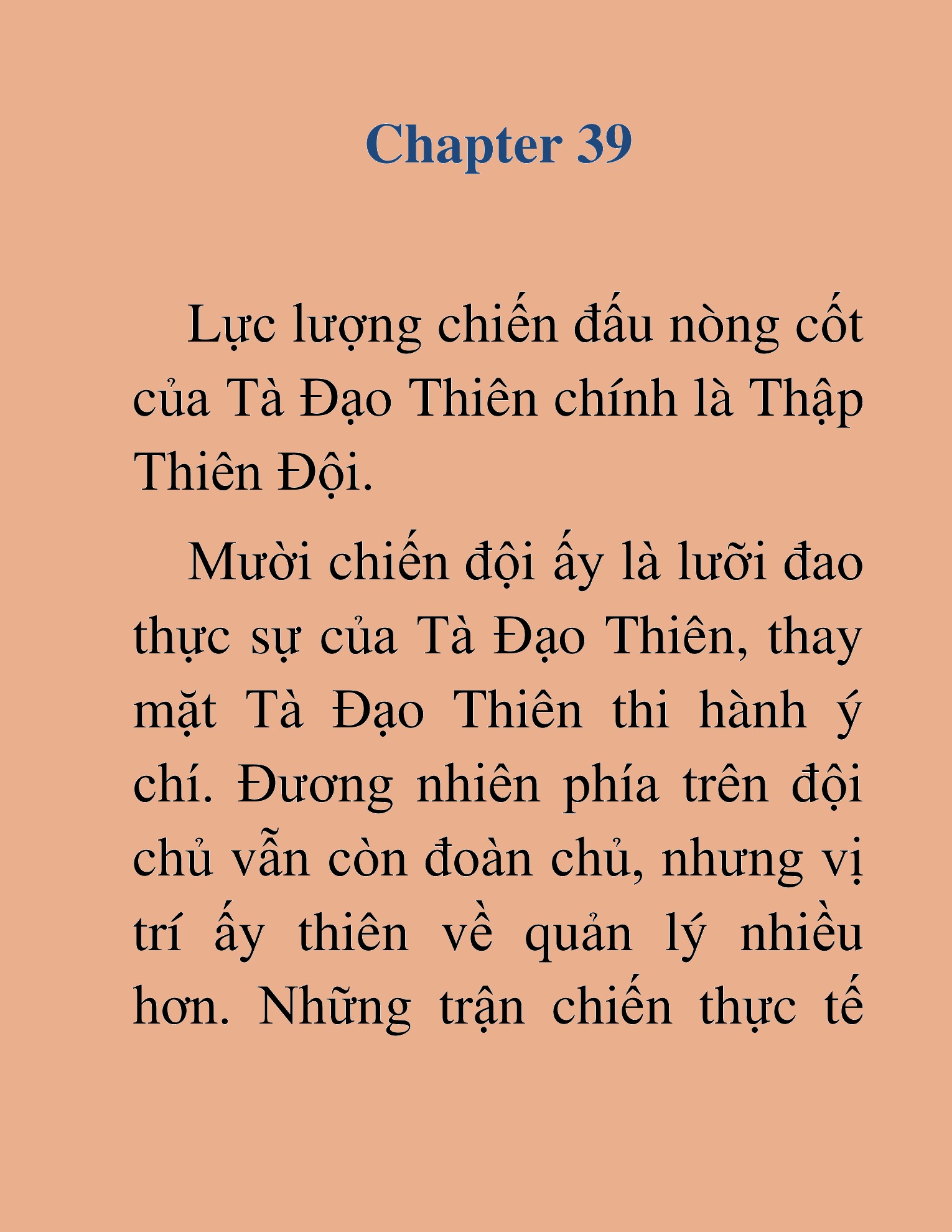 Đọc truyện HAT [NOVEL] Tà Bá Võ Thần - Chap 39